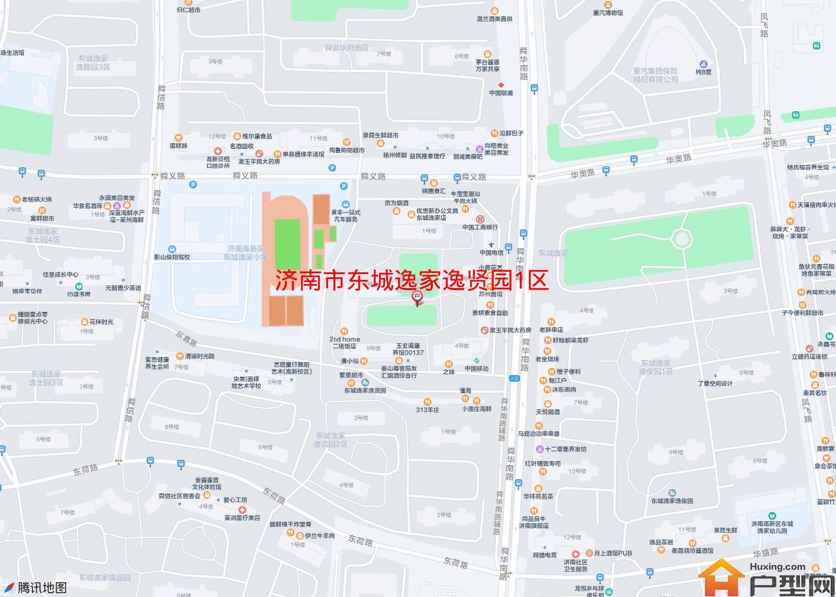 东城逸家逸贤园1区小区 - 户型网