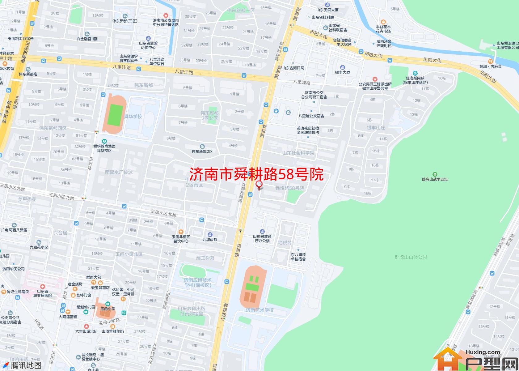 舜耕路58号院小区 - 户型网