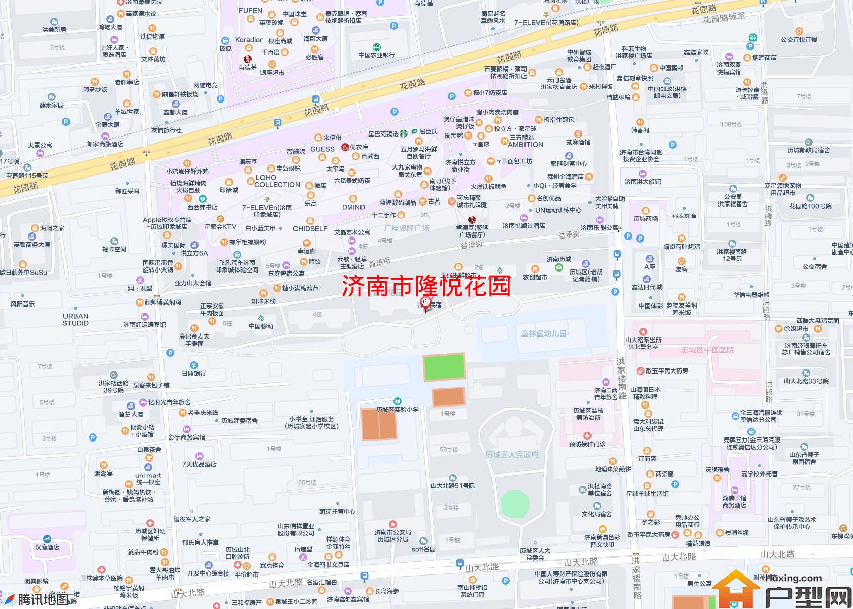 隆悦花园小区 - 户型网