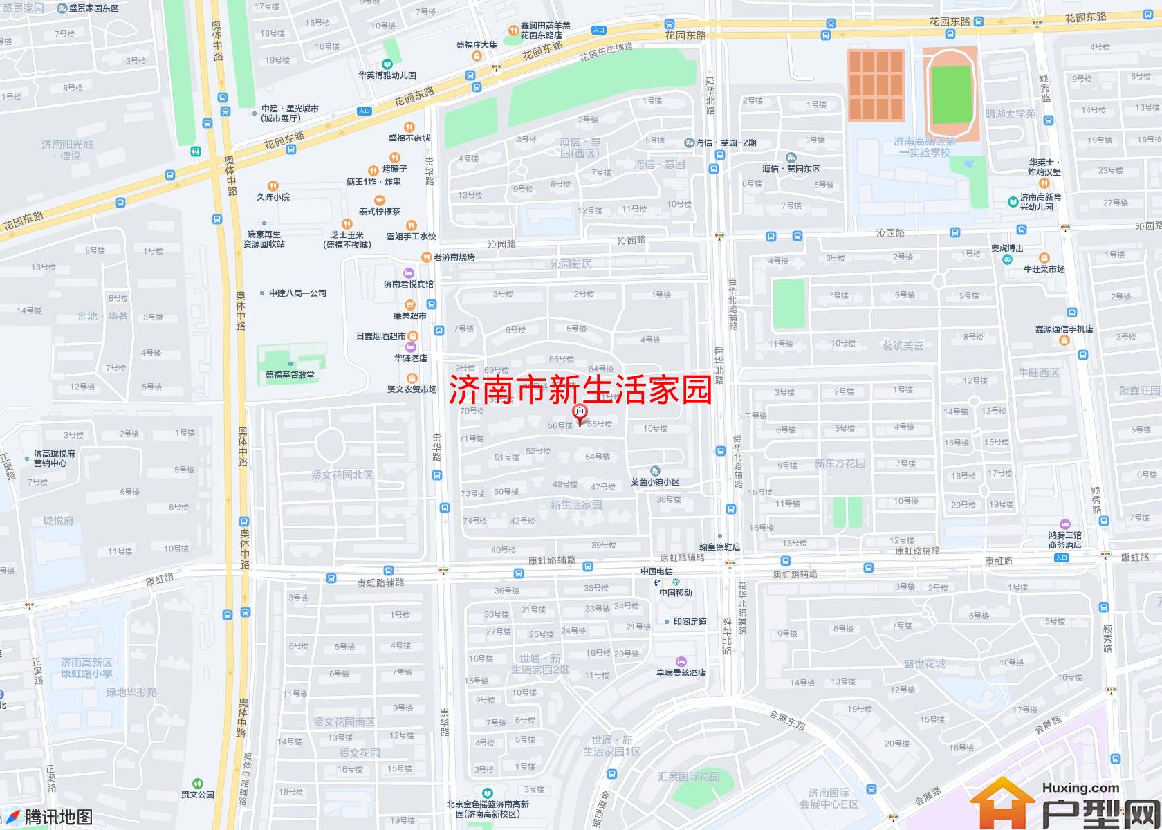 新生活家园小区 - 户型网