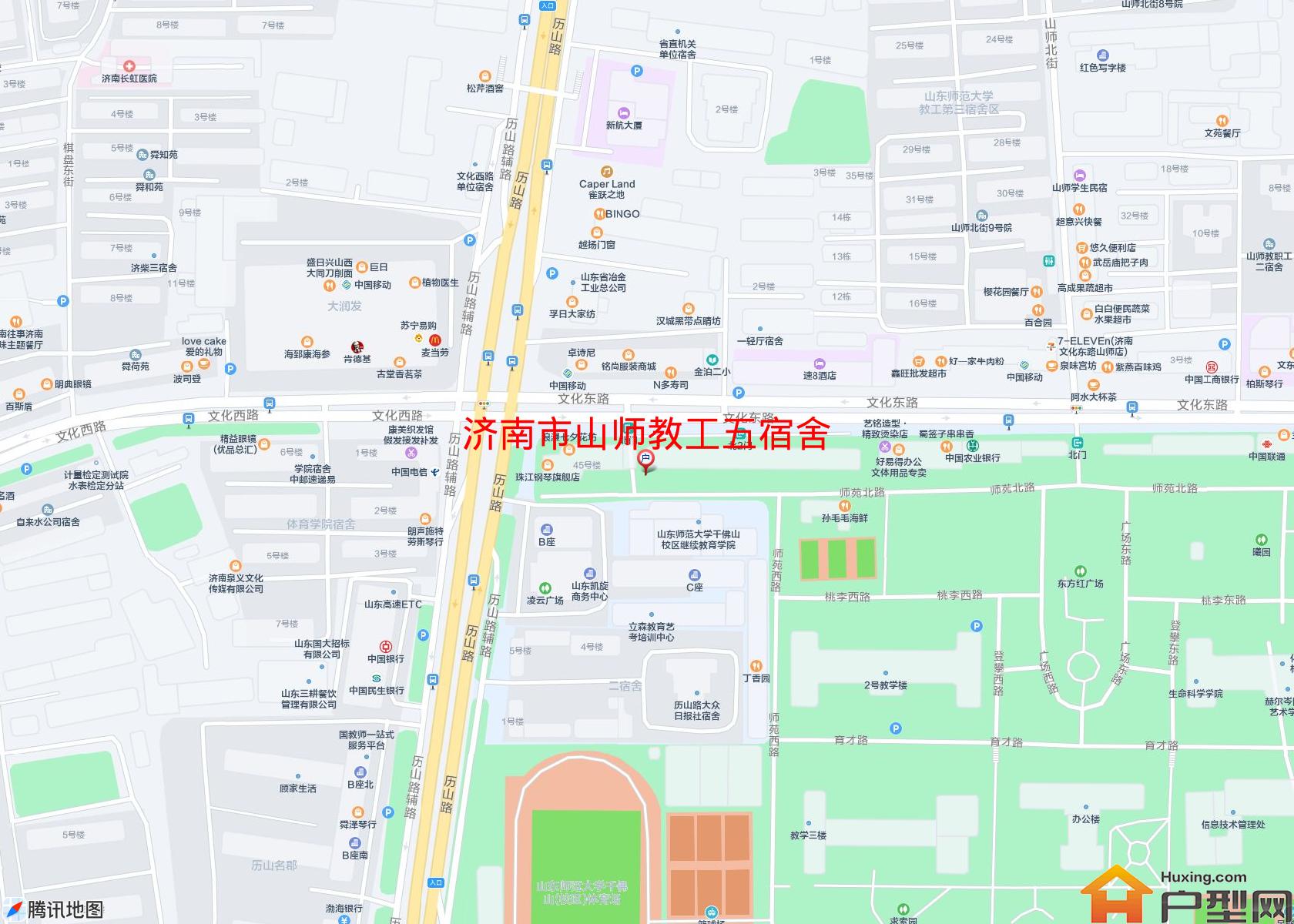 山师教工五宿舍小区 - 户型网