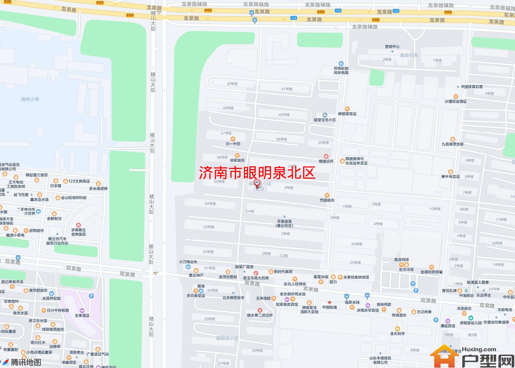 眼明泉北区小区 - 户型网