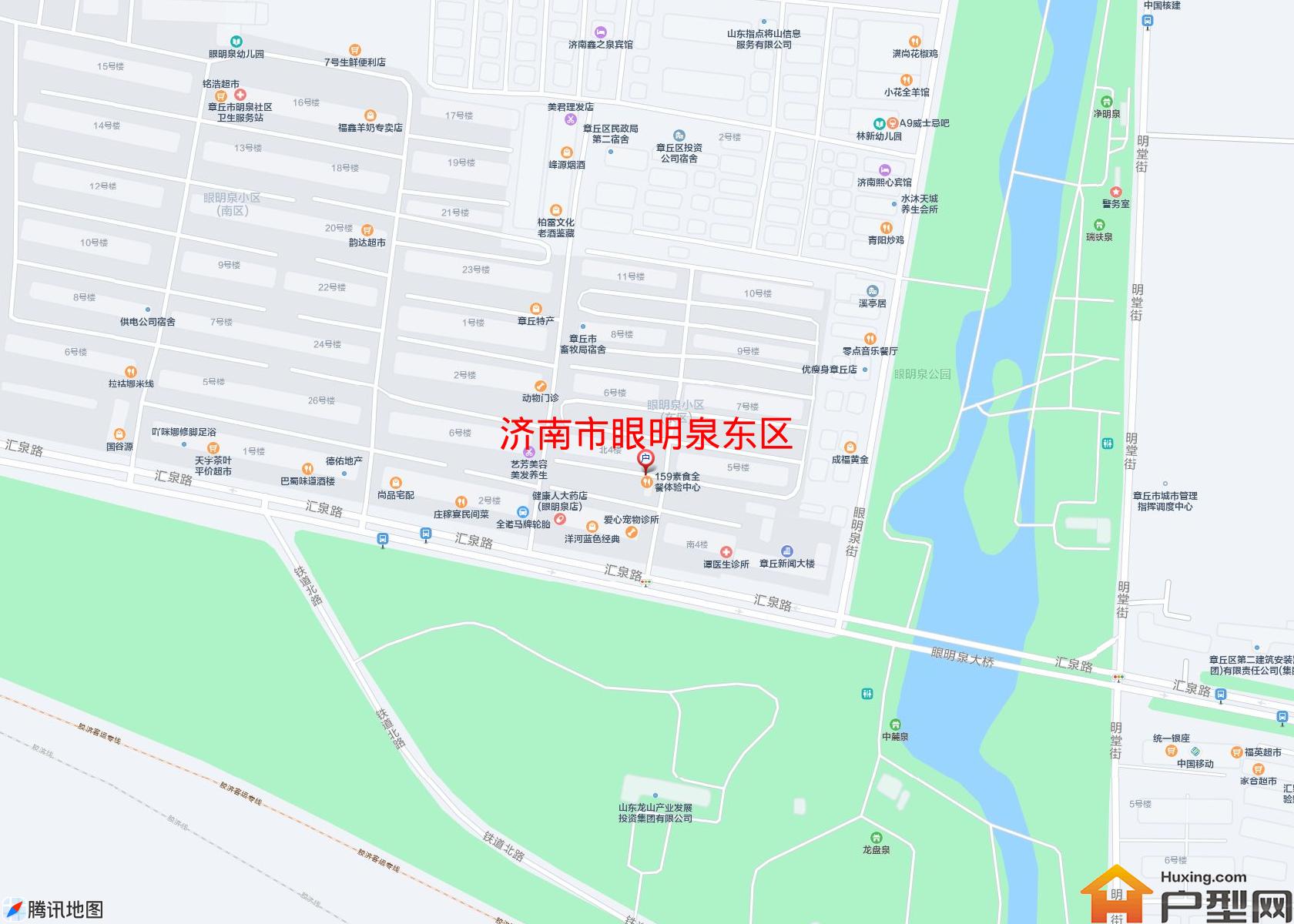 眼明泉东区小区 - 户型网