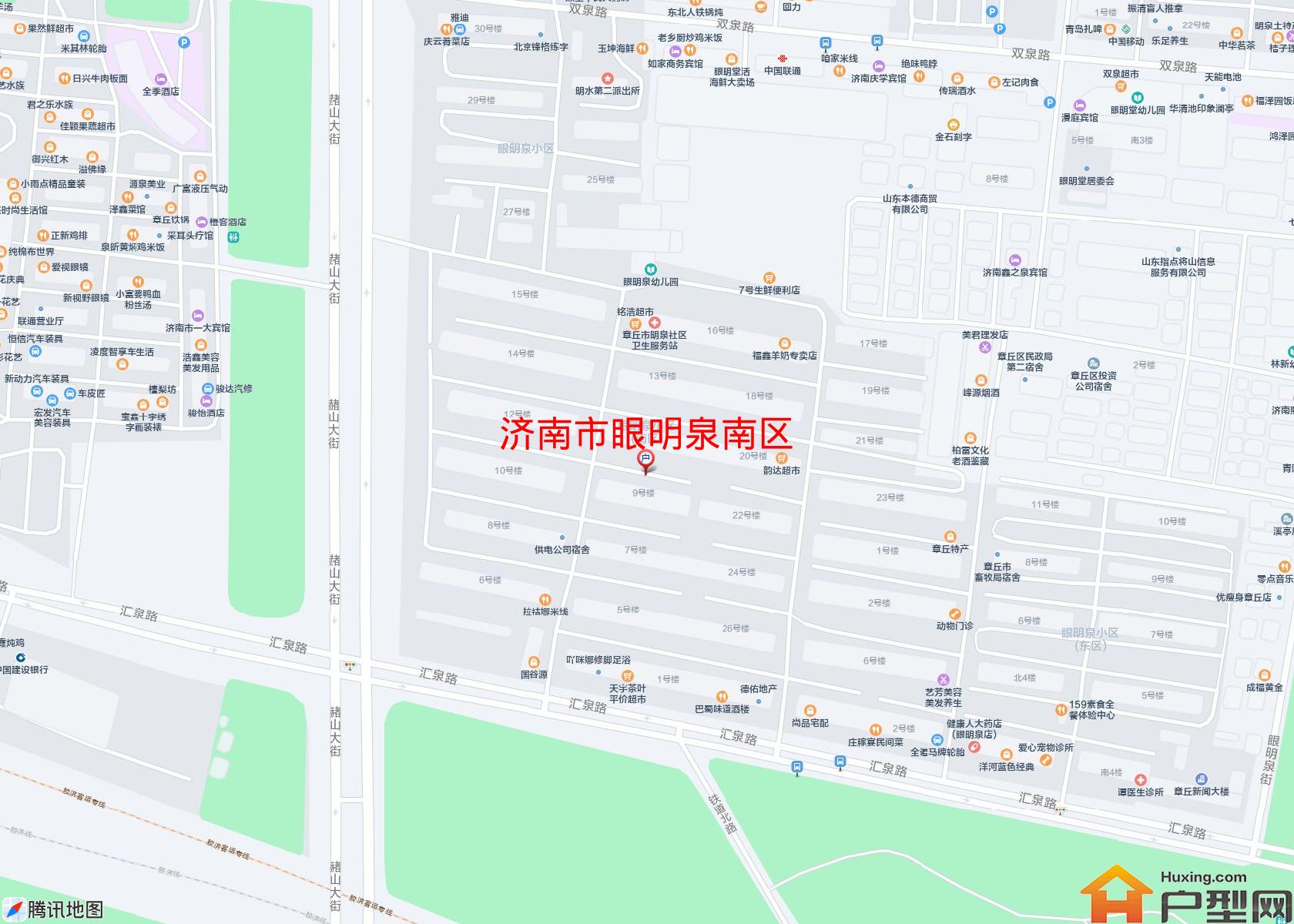 眼明泉南区小区 - 户型网