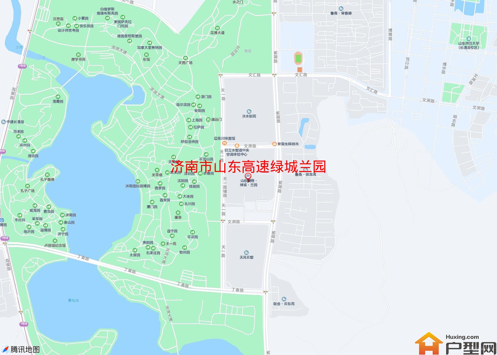 山东高速绿城兰园小区 - 户型网