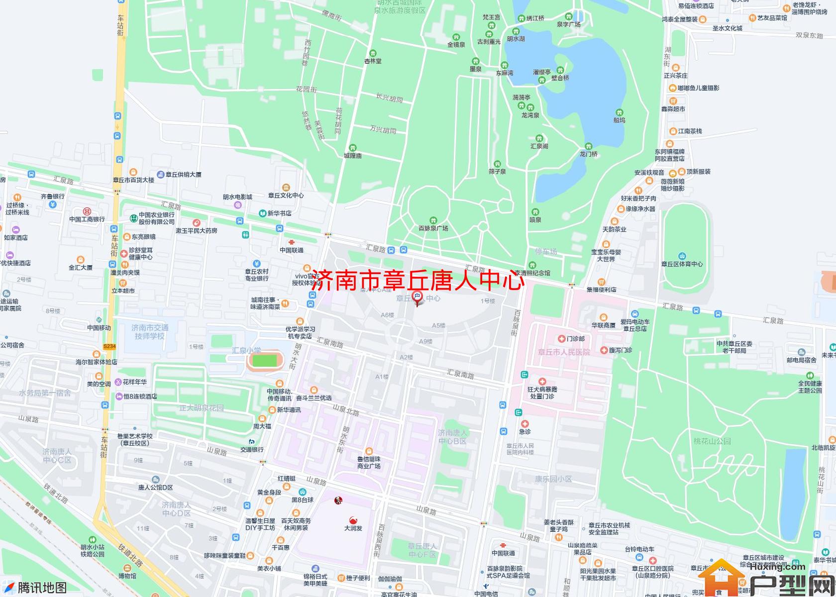 章丘唐人中心小区 - 户型网
