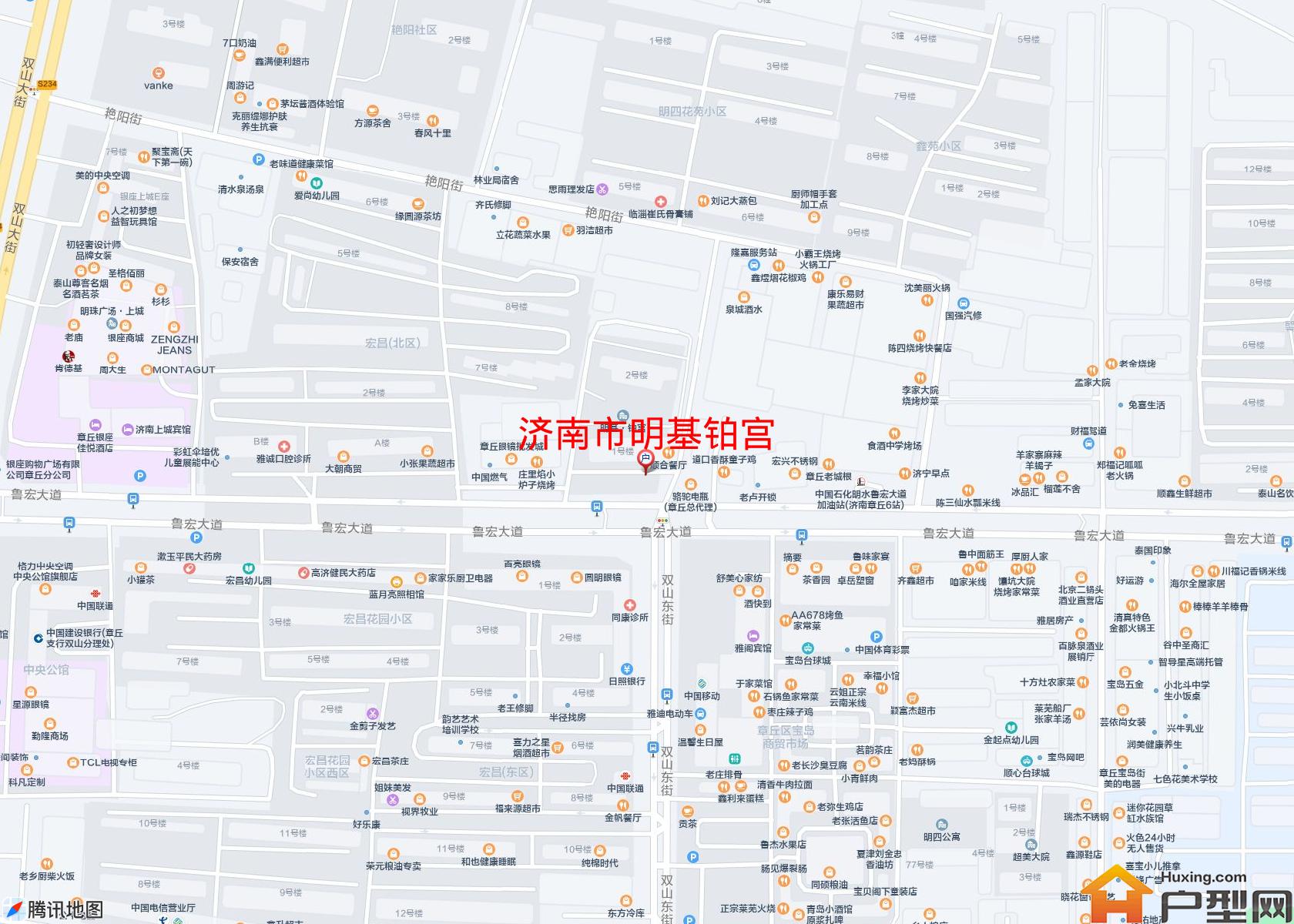 明基铂宫小区 - 户型网