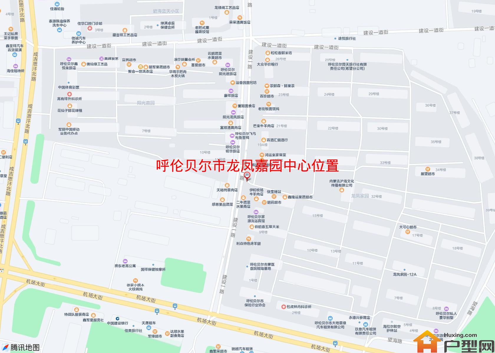 龙凤嘉园中心位置小区 - 户型网