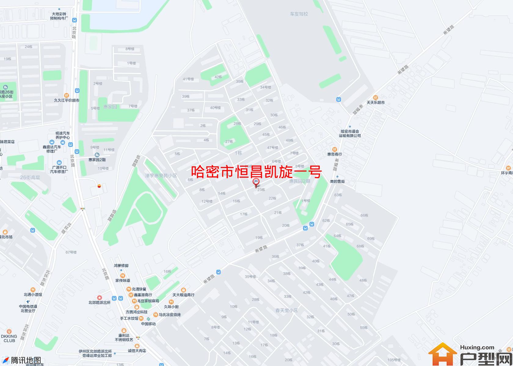 恒昌凯旋一号小区 - 户型网
