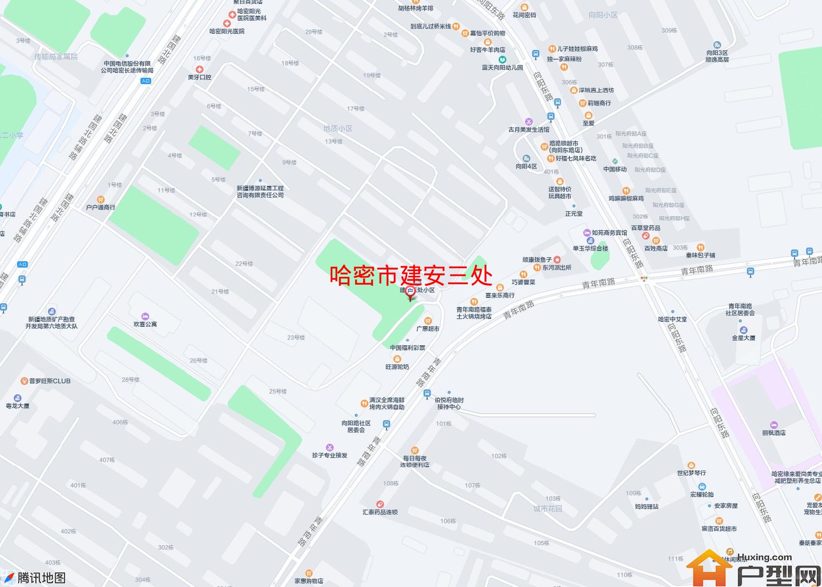 建安三处小区 - 户型网