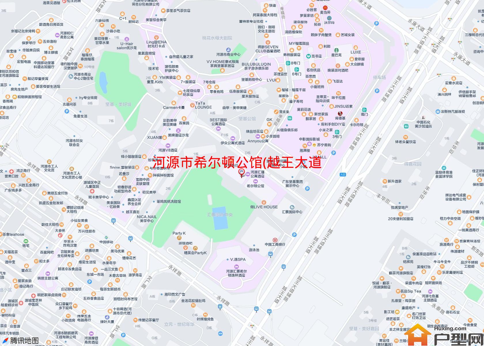 希尔顿公馆(越王大道)小区 - 户型网