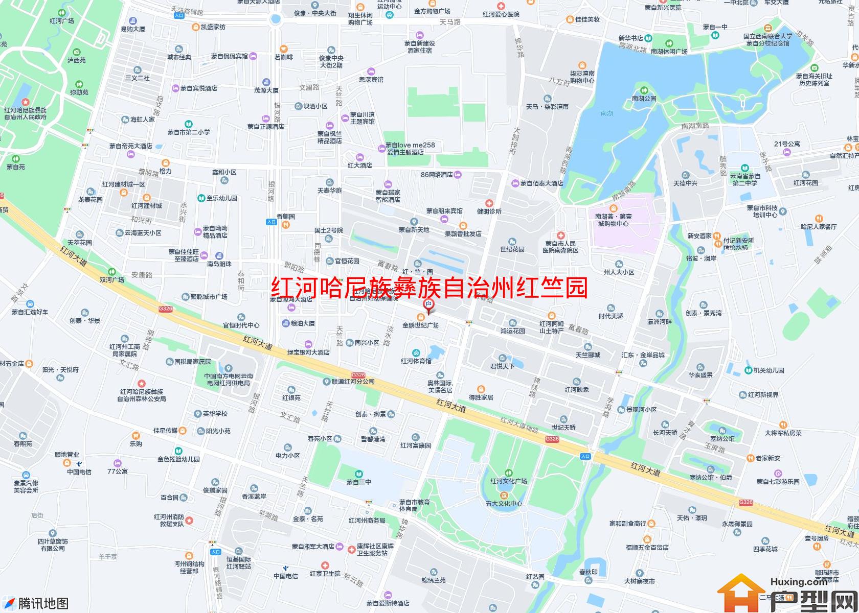 红竺园B区小区 - 户型网