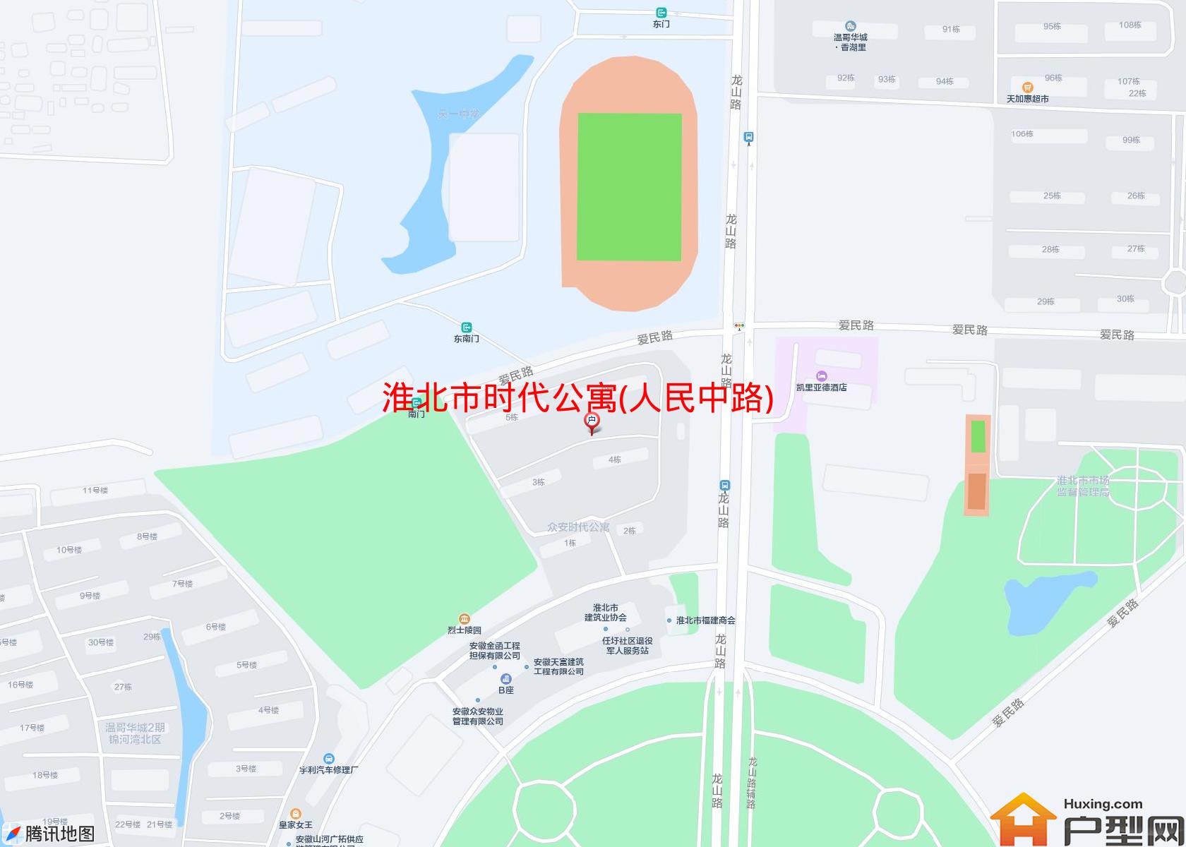 时代公寓(人民中路)小区 - 户型网