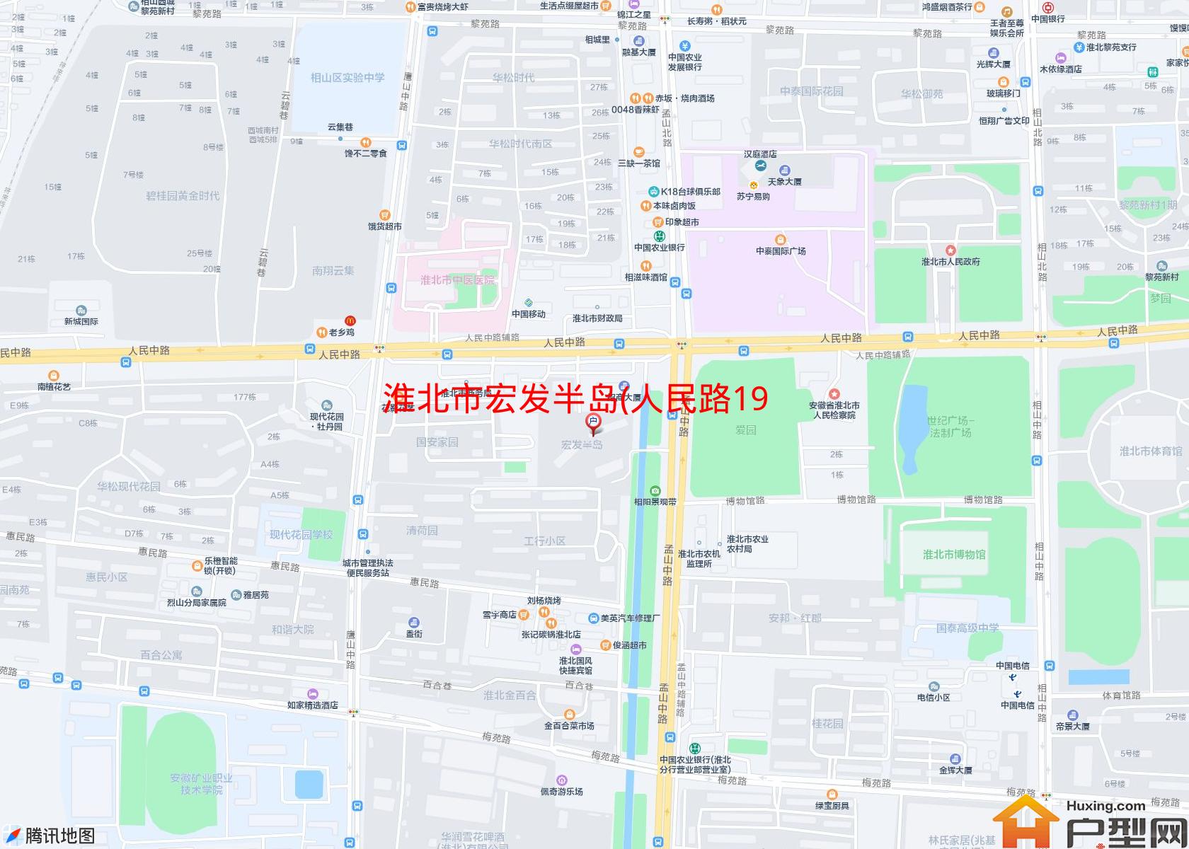 宏发半岛(人民路193号)小区 - 户型网