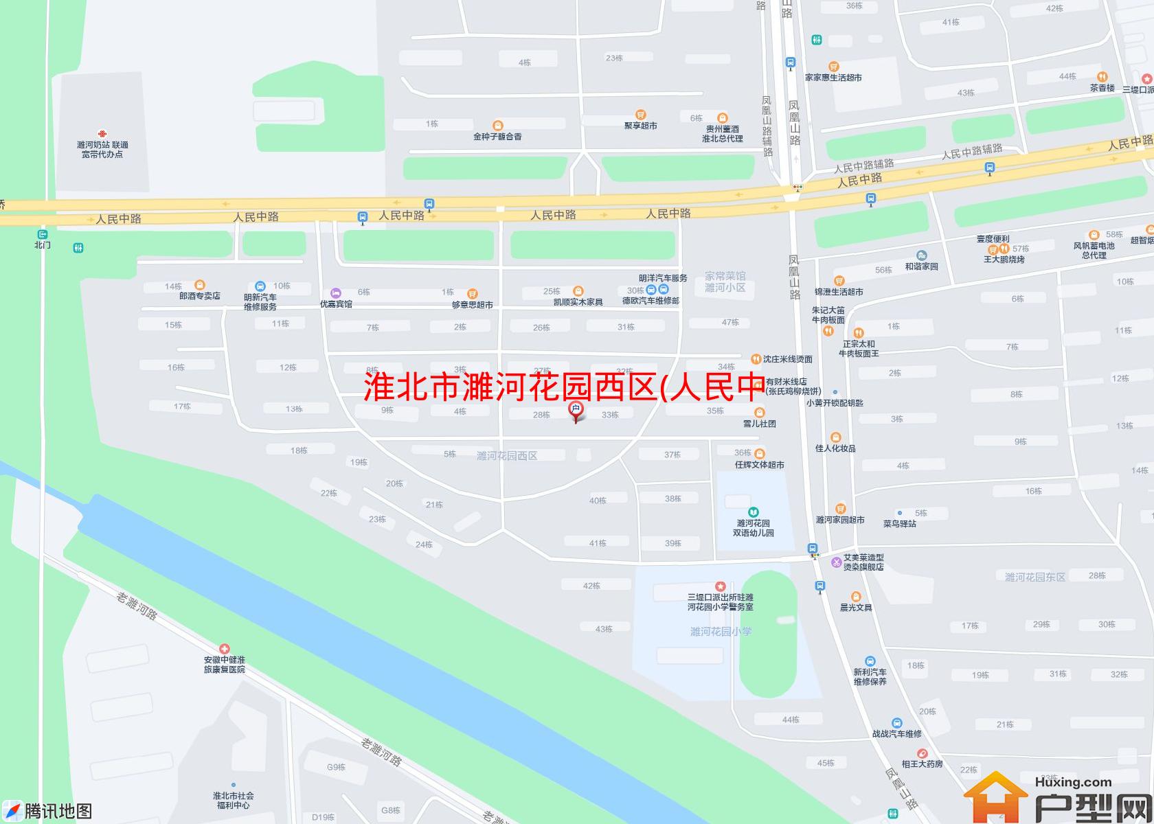 濉河花园西区(人民中路9号)小区 - 户型网