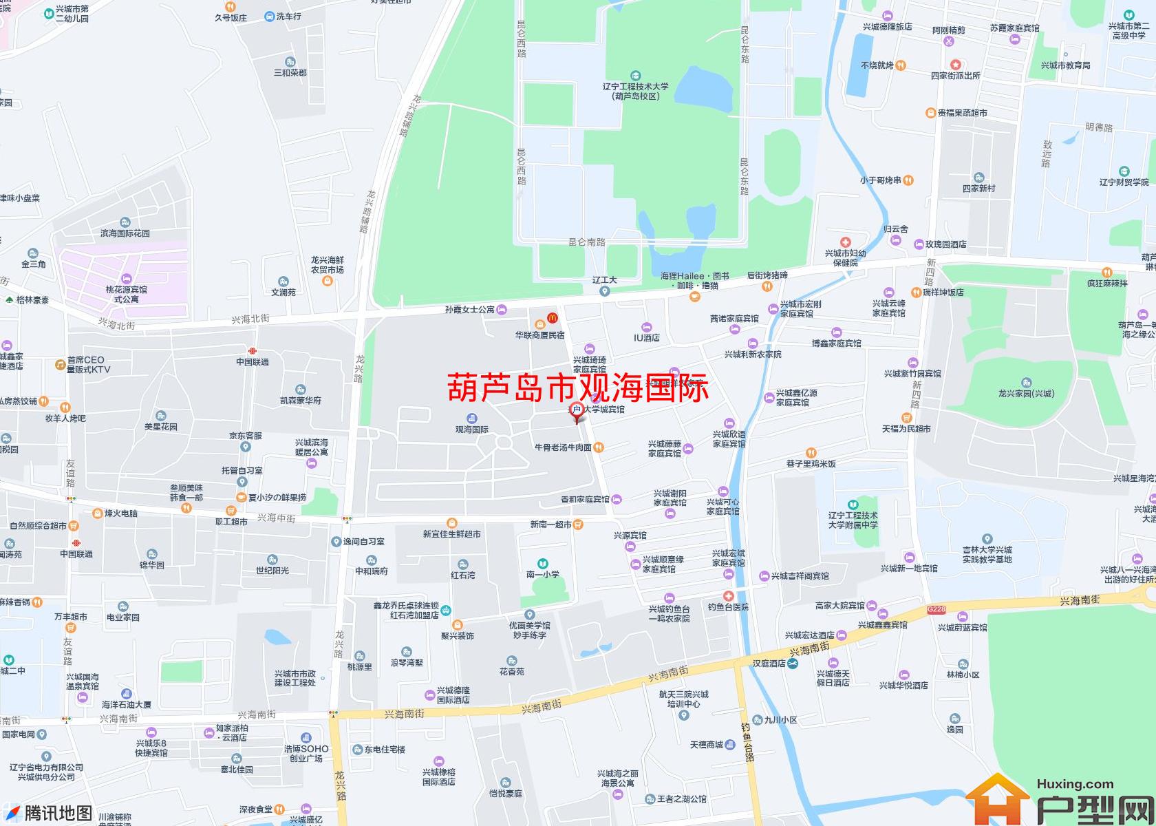 观海国际小区 - 户型网