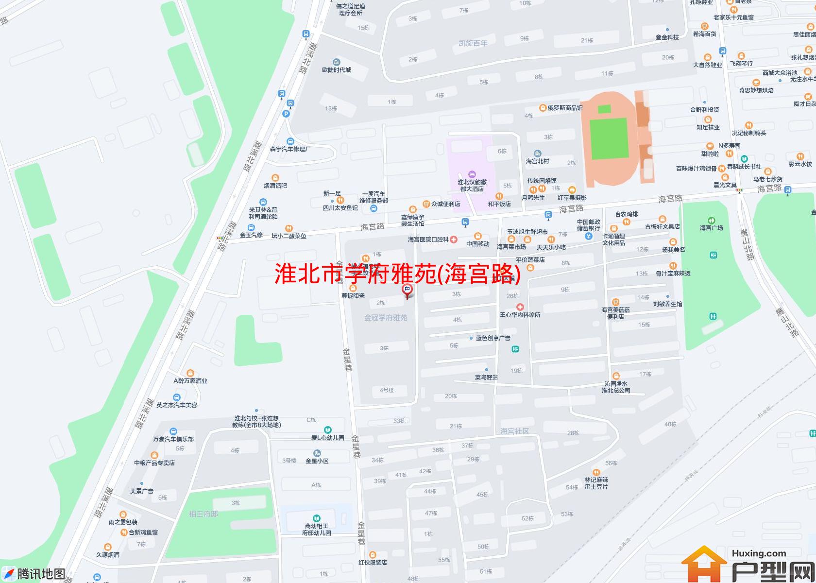 学府雅苑(海宫路)小区 - 户型网