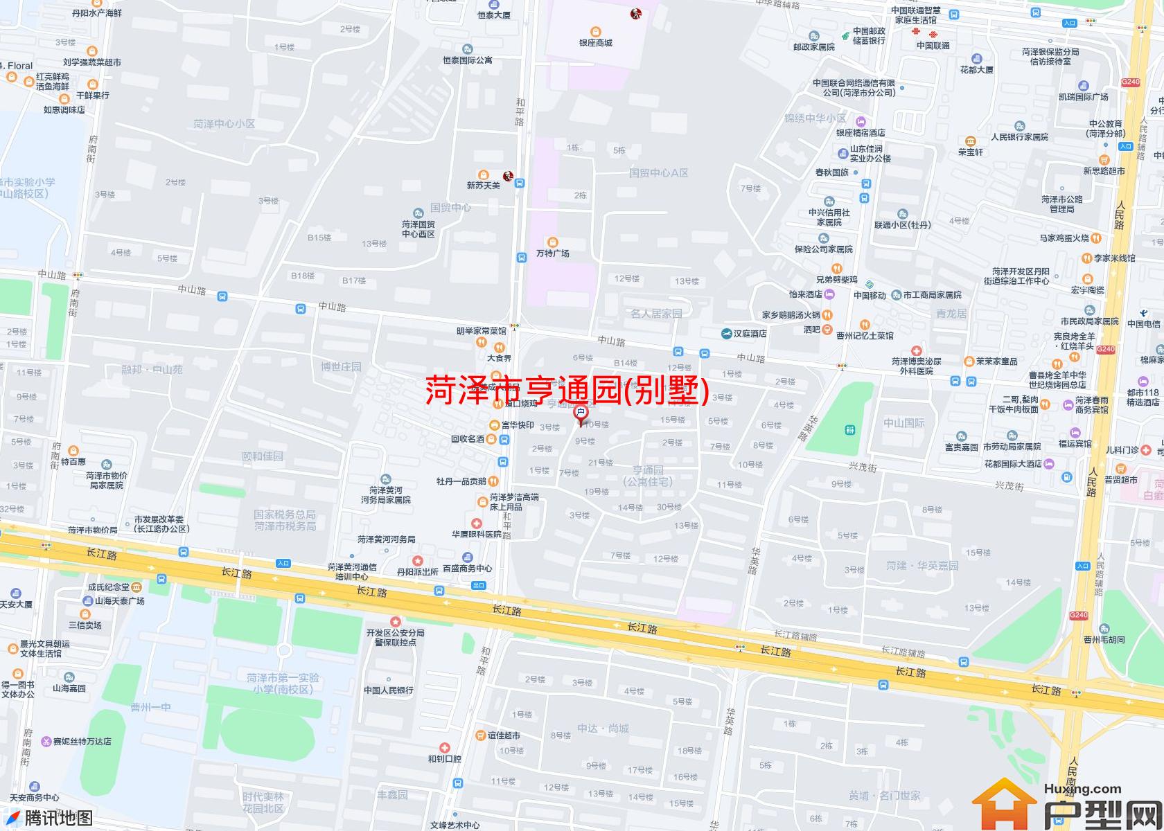 亨通园(别墅)小区 - 户型网