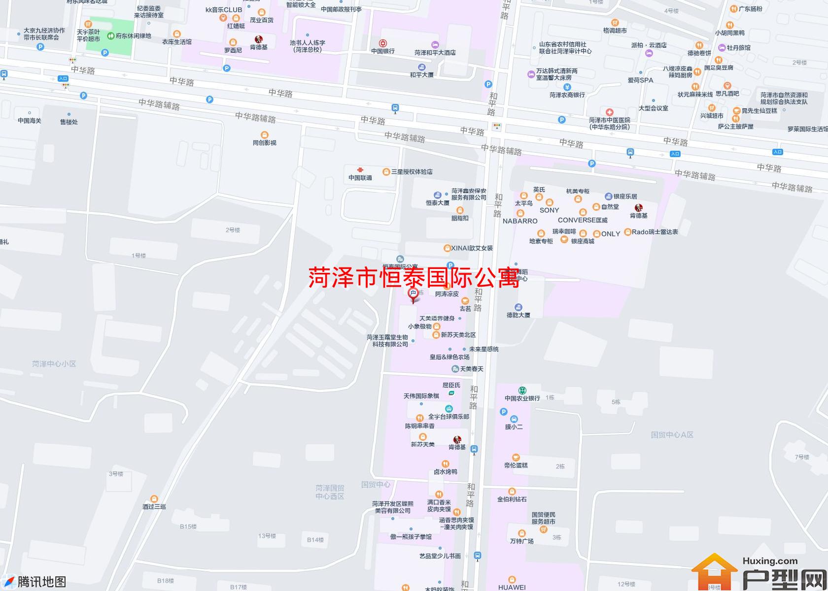 恒泰国际公寓小区 - 户型网