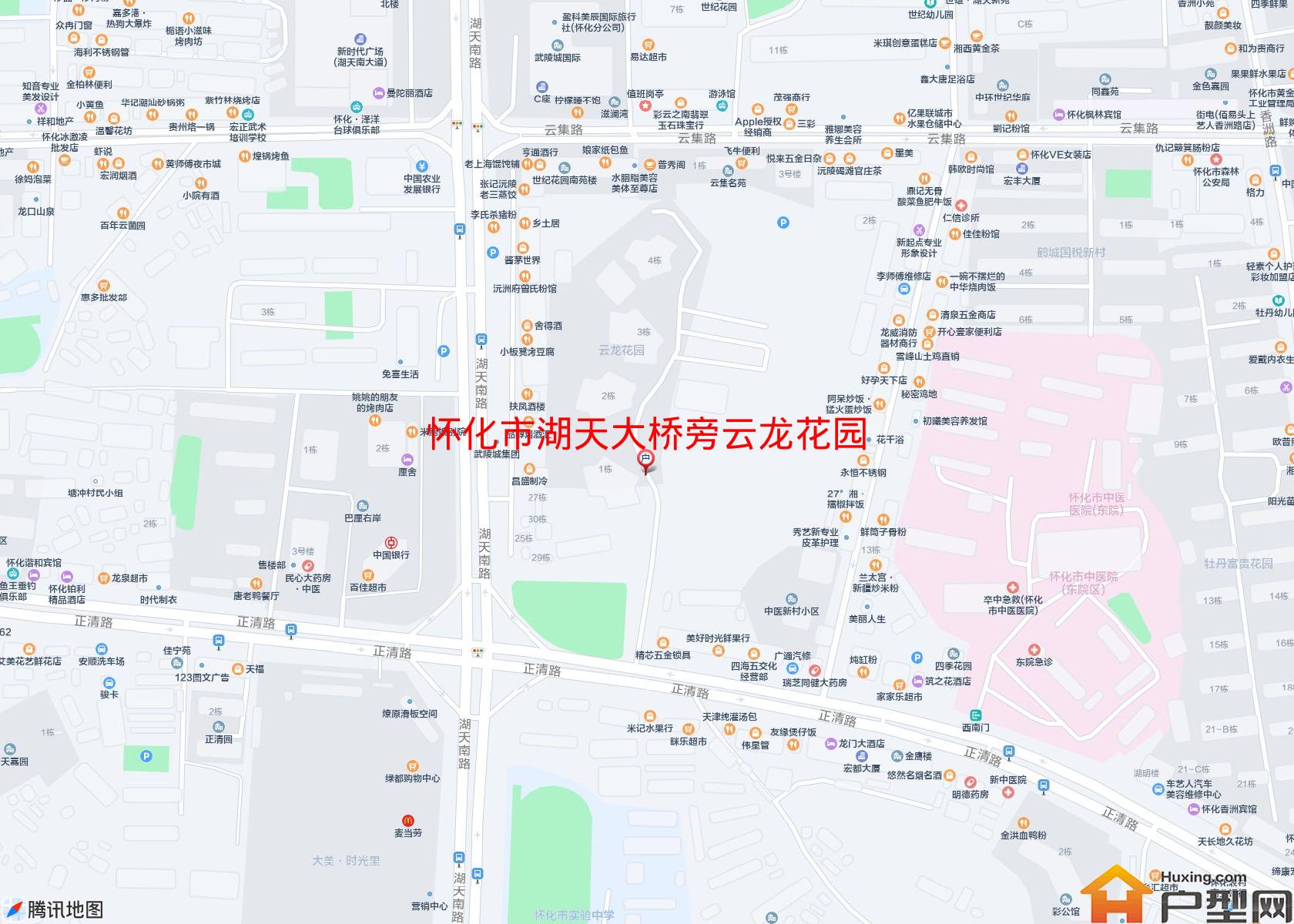 湖天大桥旁云龙花园小区 - 户型网