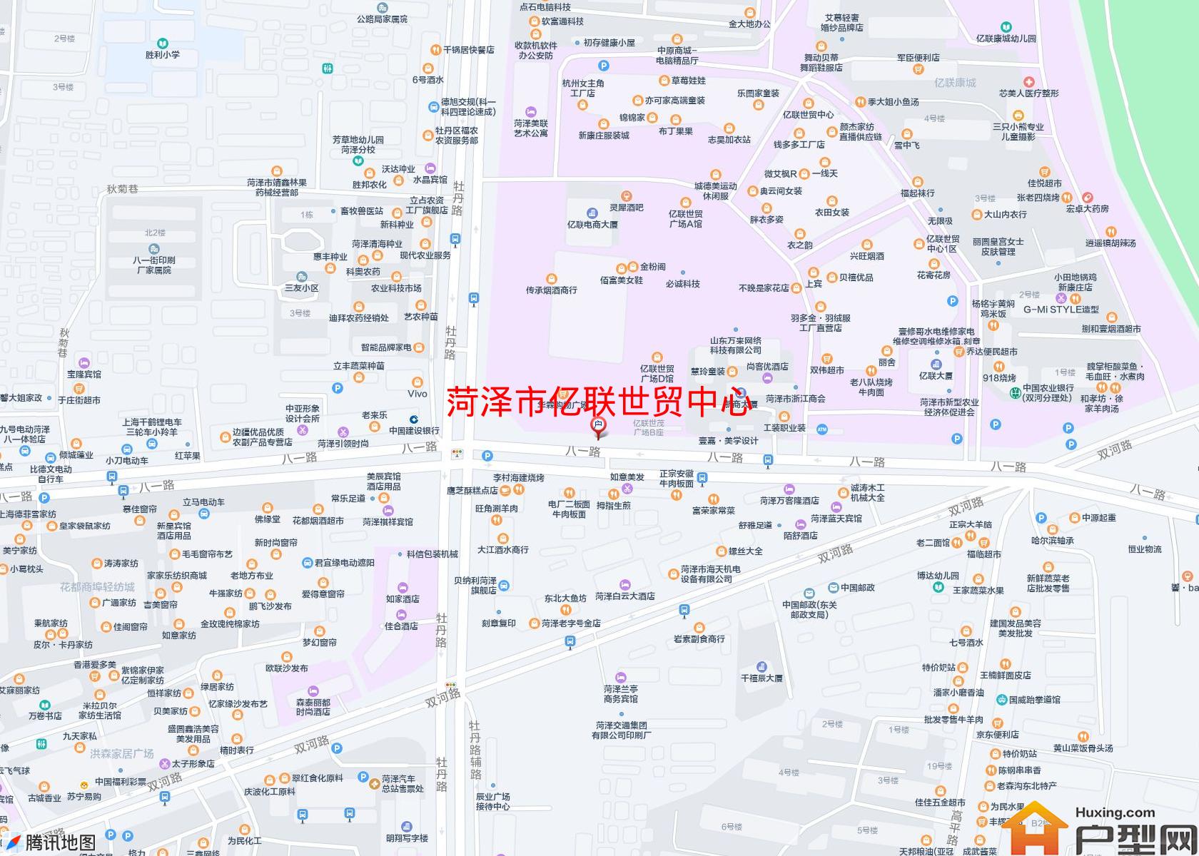 亿联世贸中心小区 - 户型网