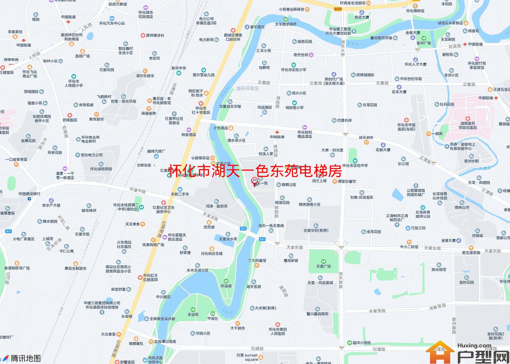 湖天一色东苑电梯房小区 - 户型网