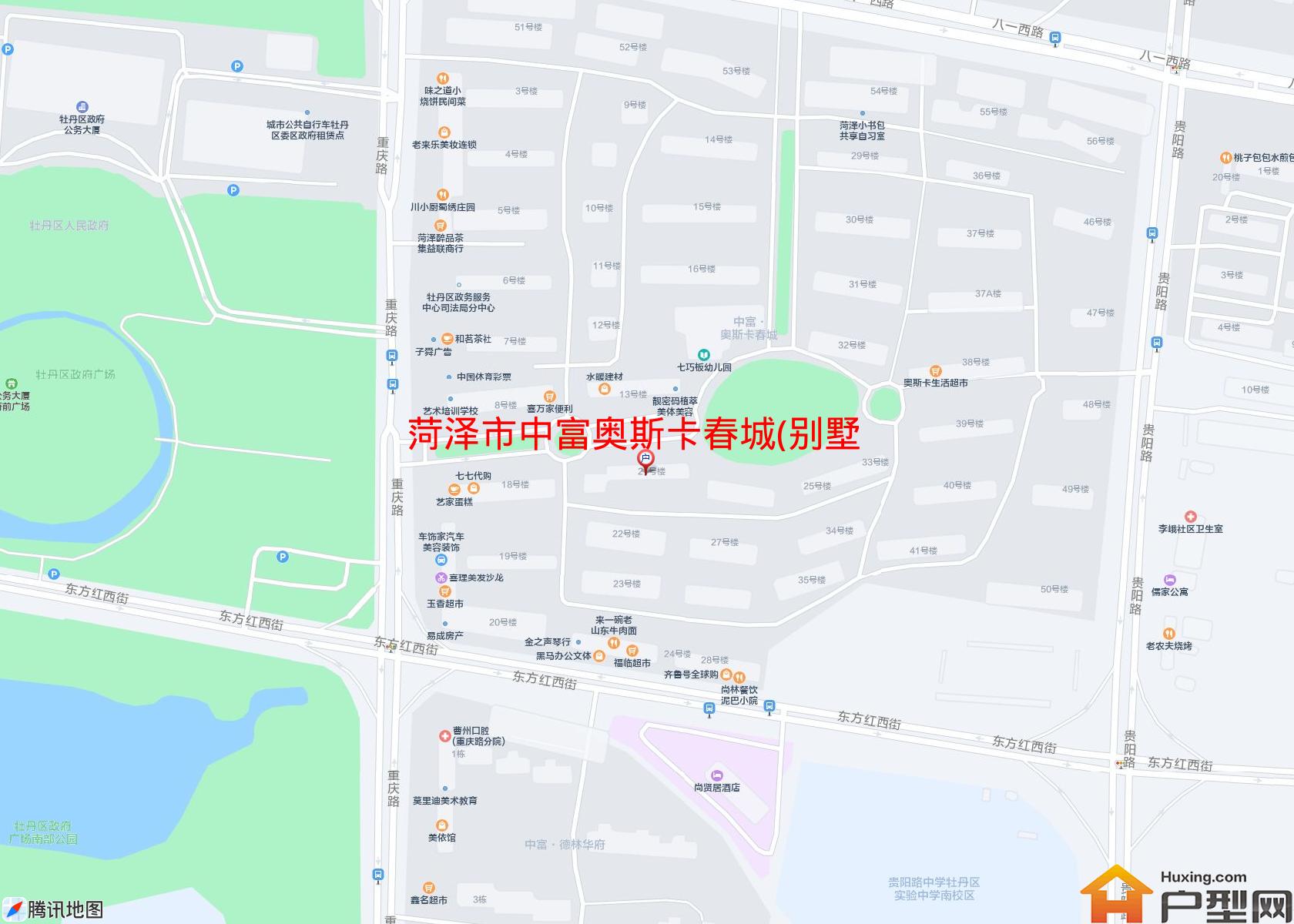 中富奥斯卡春城(别墅)小区 - 户型网