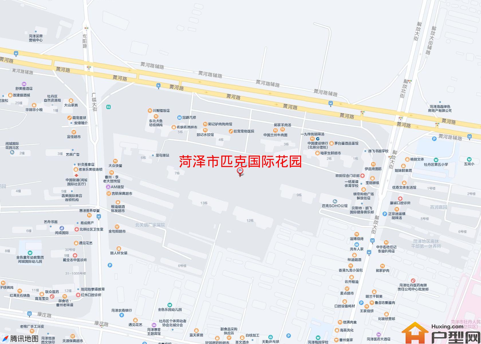 匹克国际花园小区 - 户型网