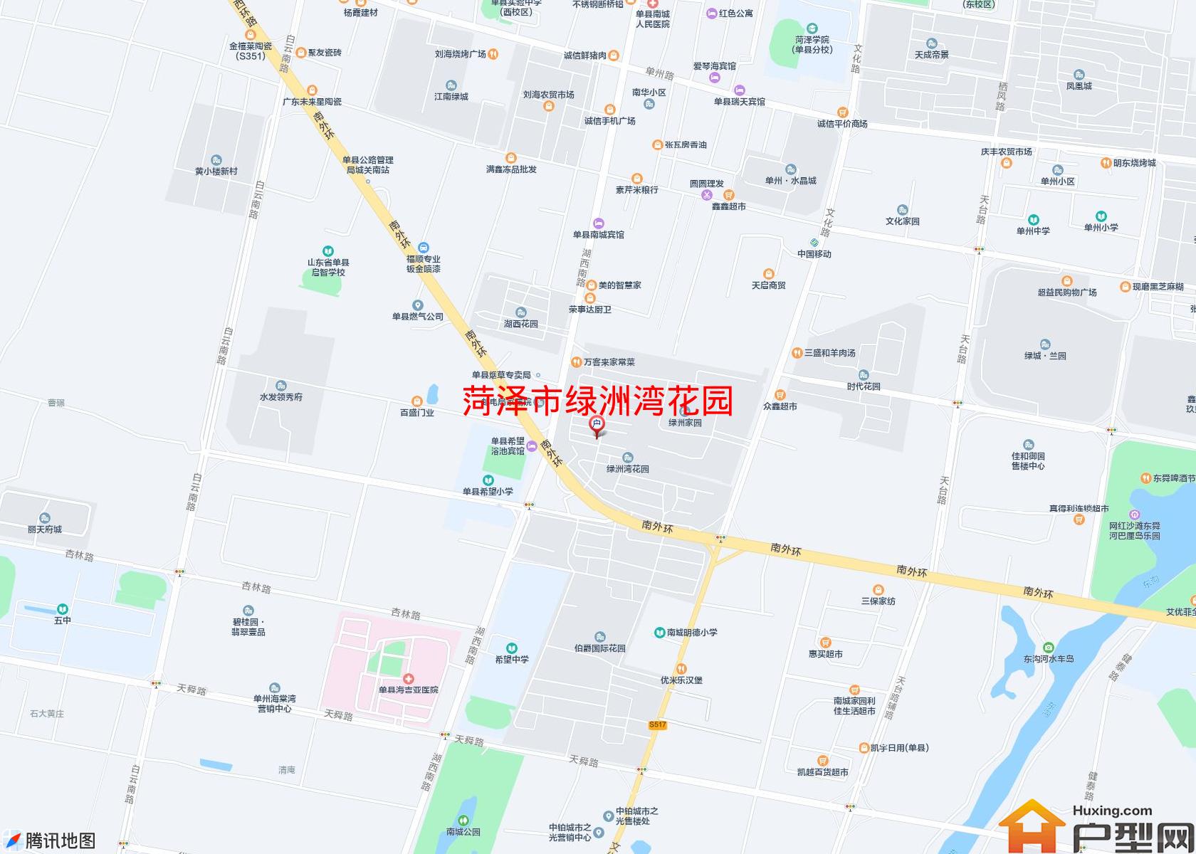 绿洲湾花园小区 - 户型网