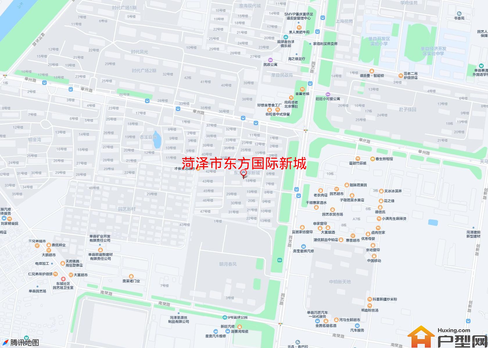 东方国际新城小区 - 户型网