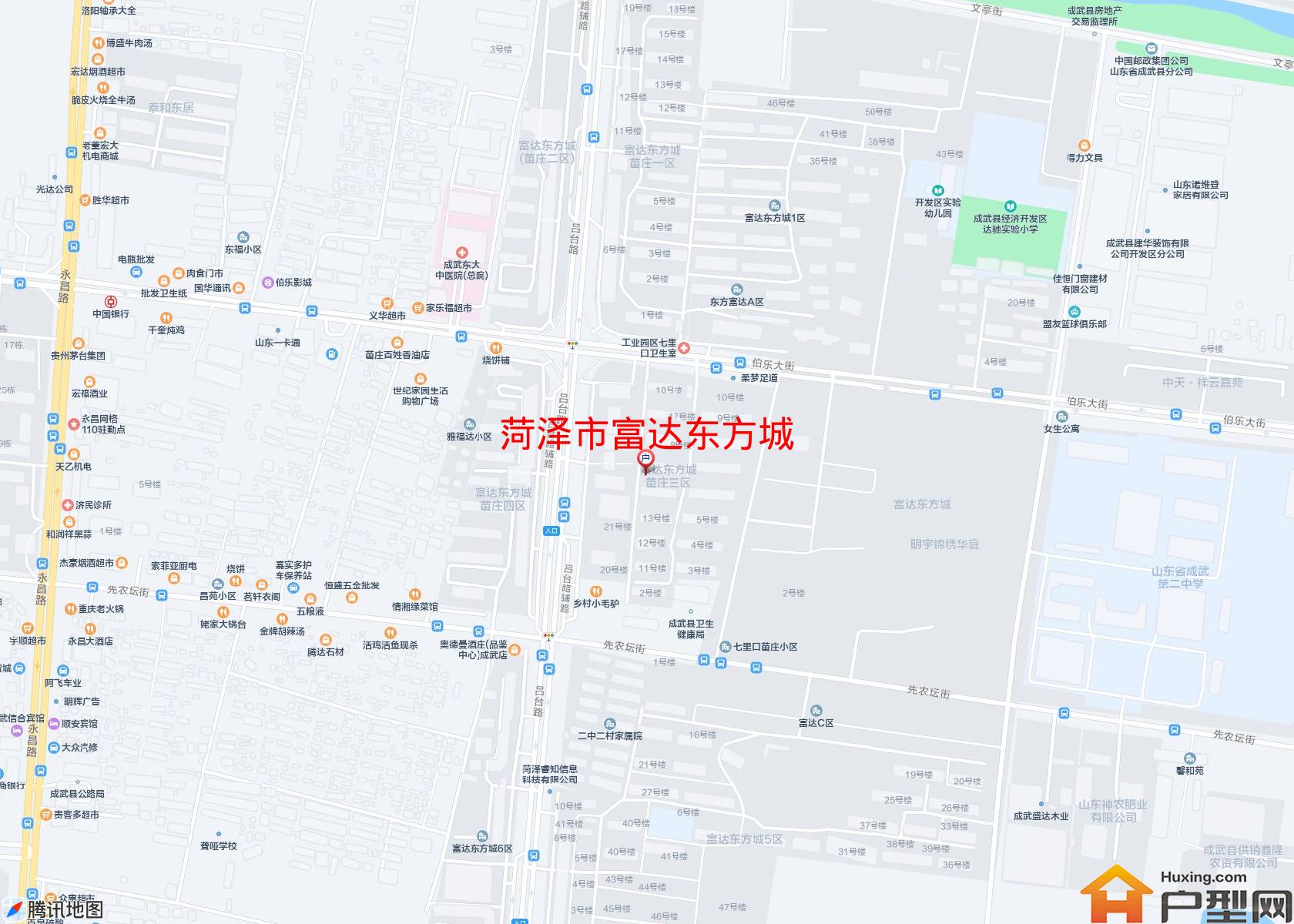 富达东方城小区 - 户型网