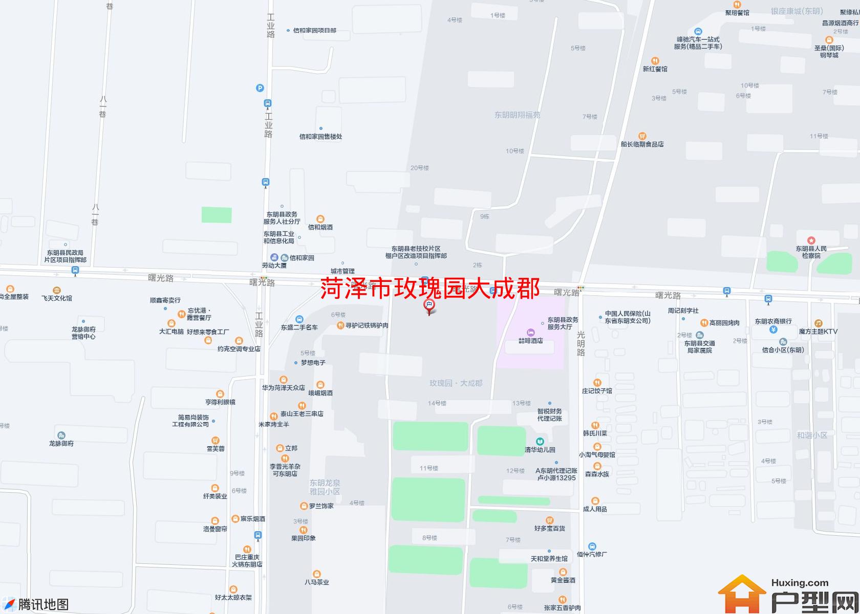 玫瑰园大成郡小区 - 户型网