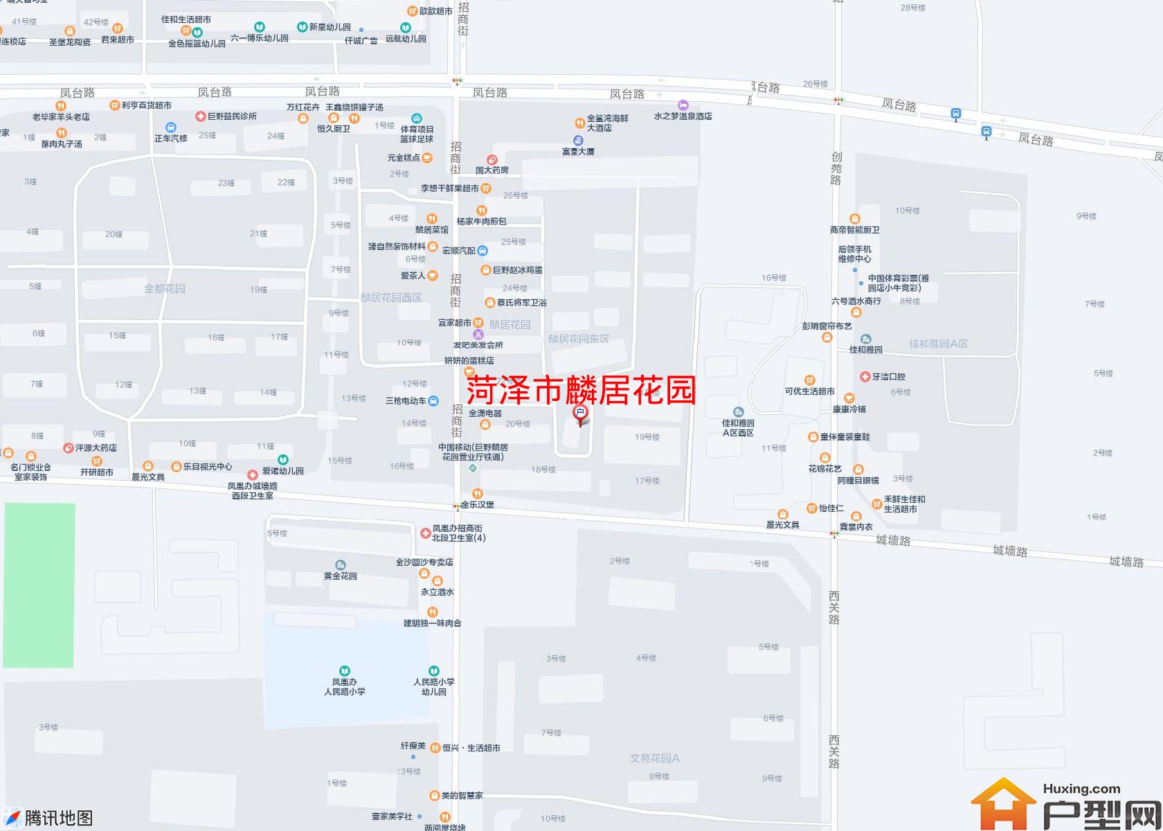 麟居花园小区 - 户型网