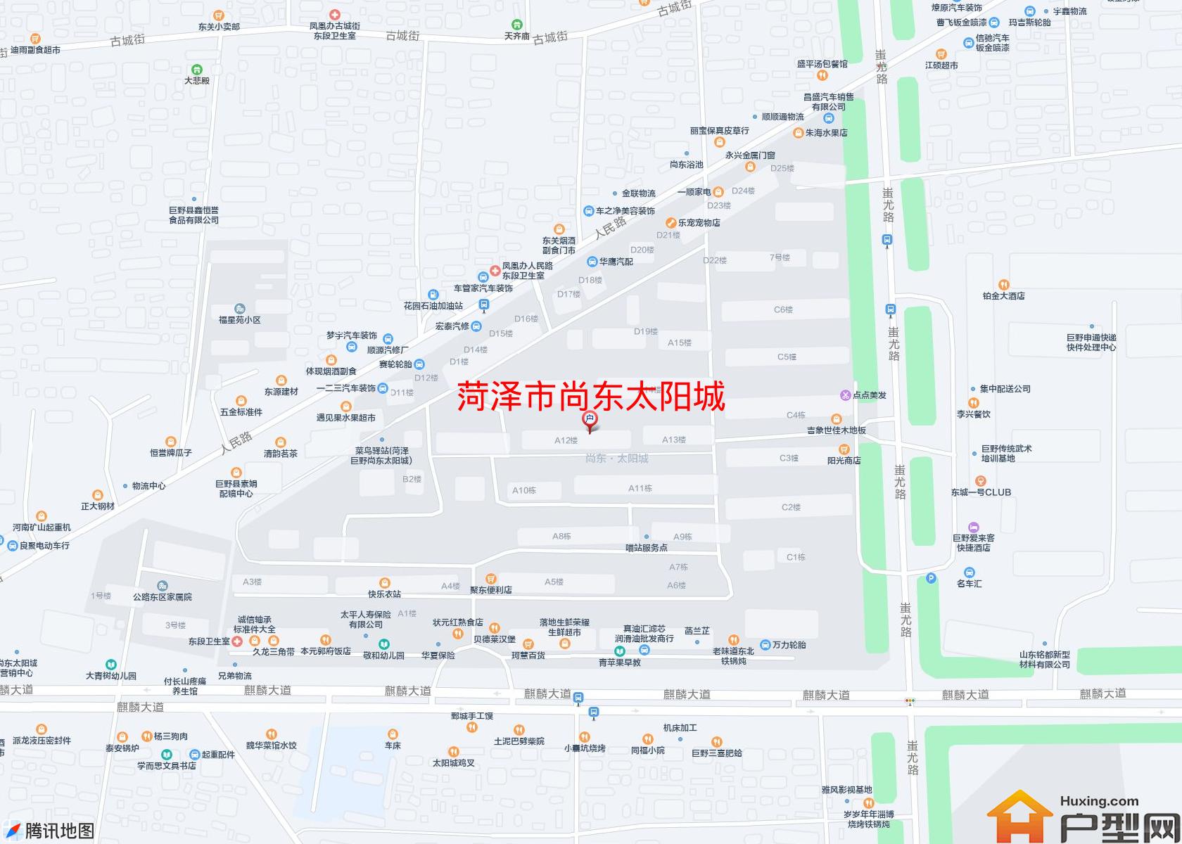 尚东太阳城小区 - 户型网