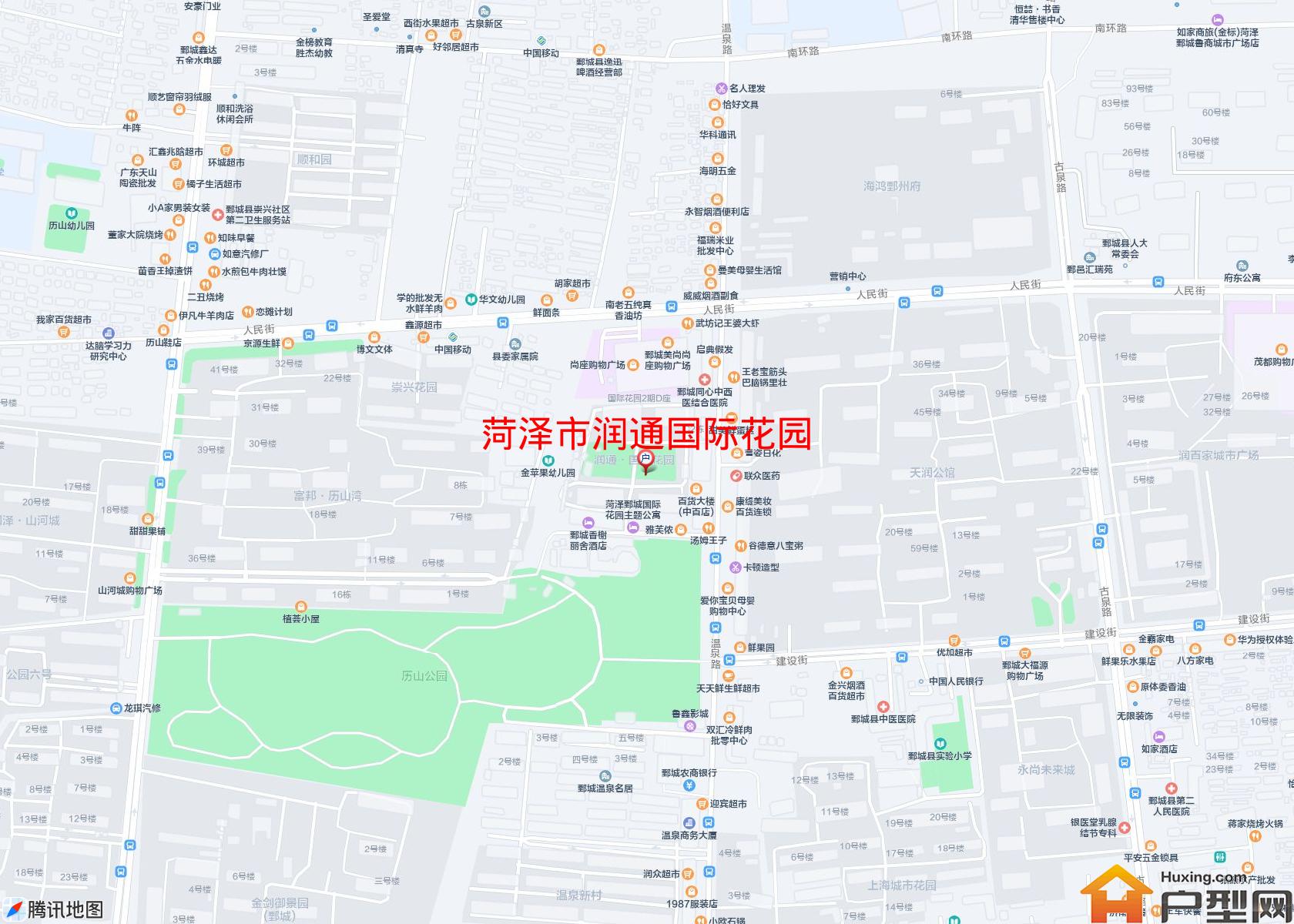 润通国际花园小区 - 户型网