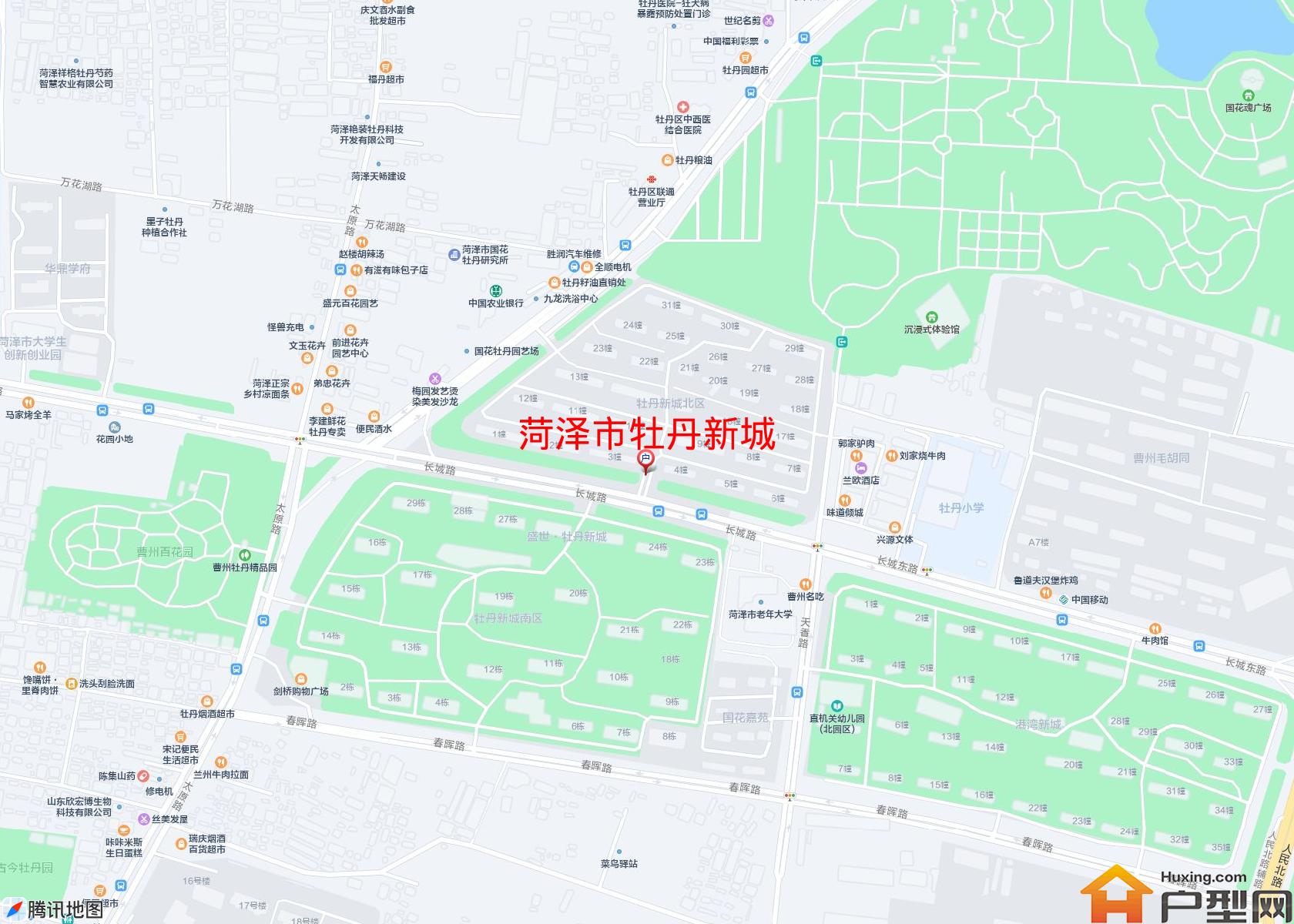牡丹新城小区 - 户型网