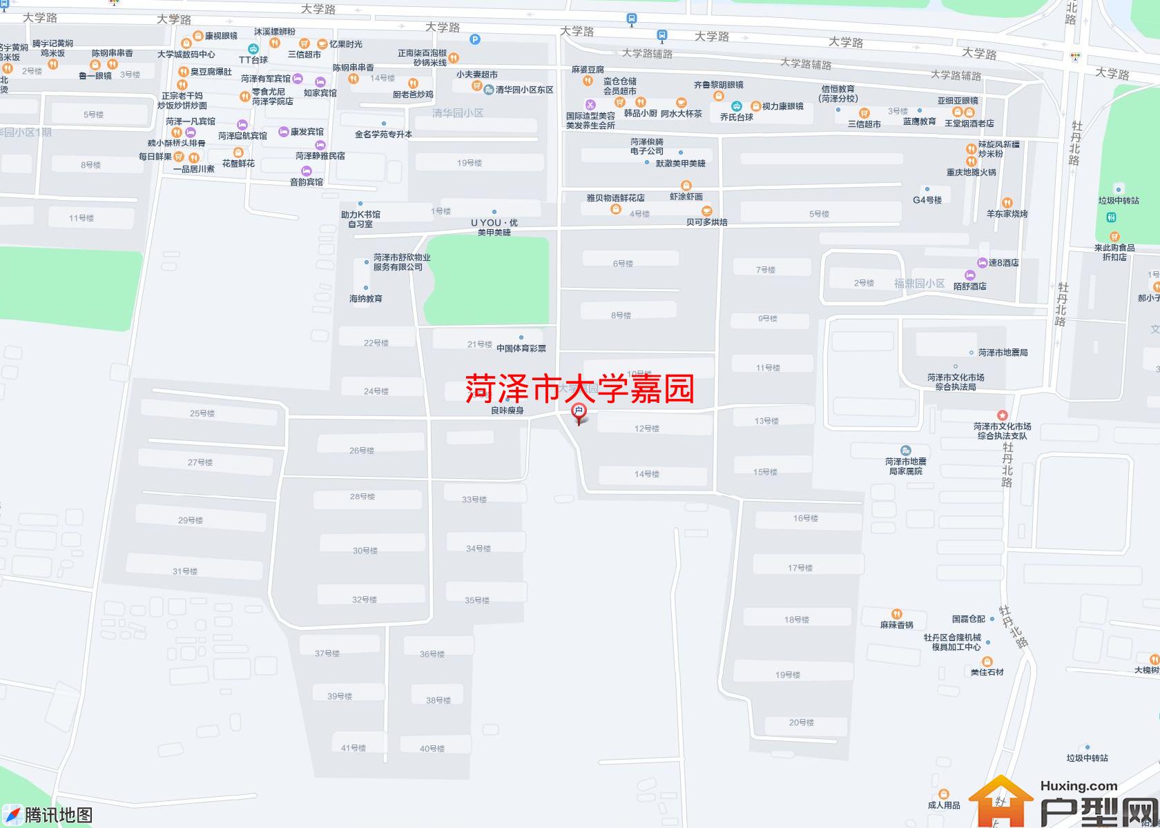 大学嘉园小区 - 户型网