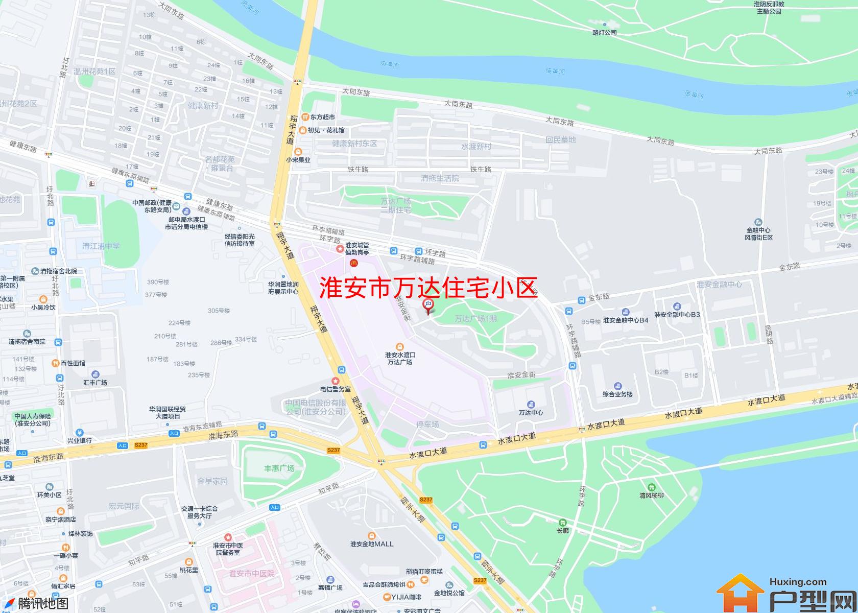 万达住宅小区小区 - 户型网