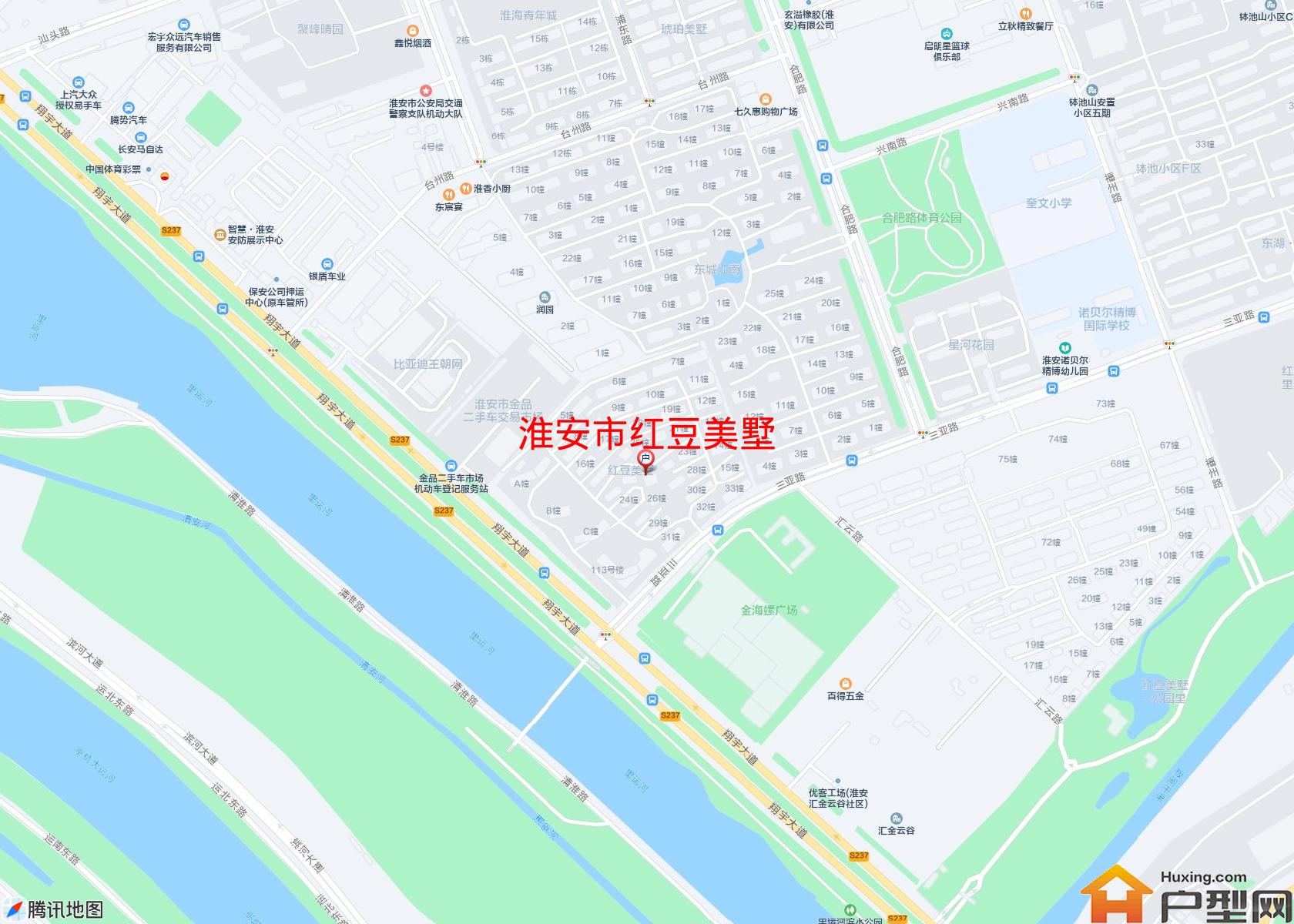 红豆美墅小区 - 户型网