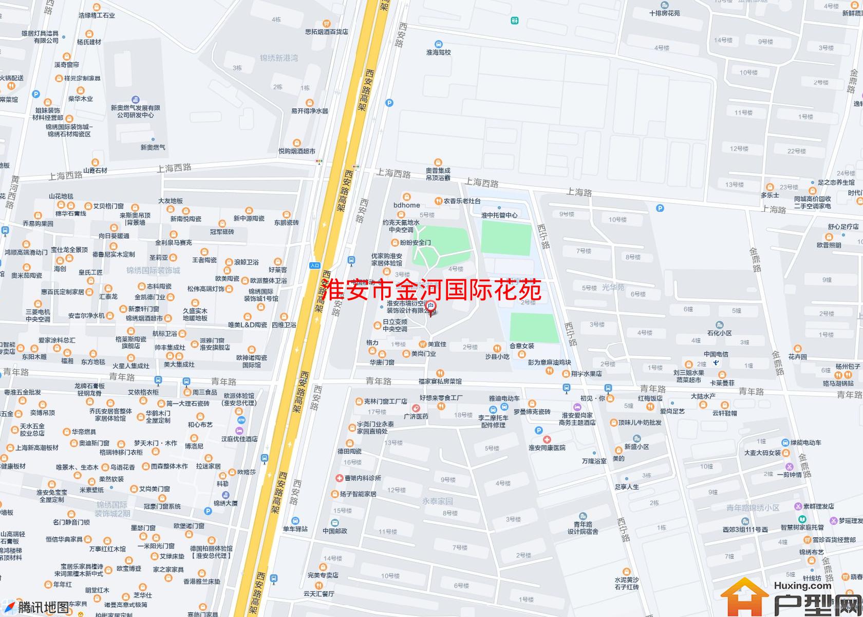 金河国际花苑小区 - 户型网