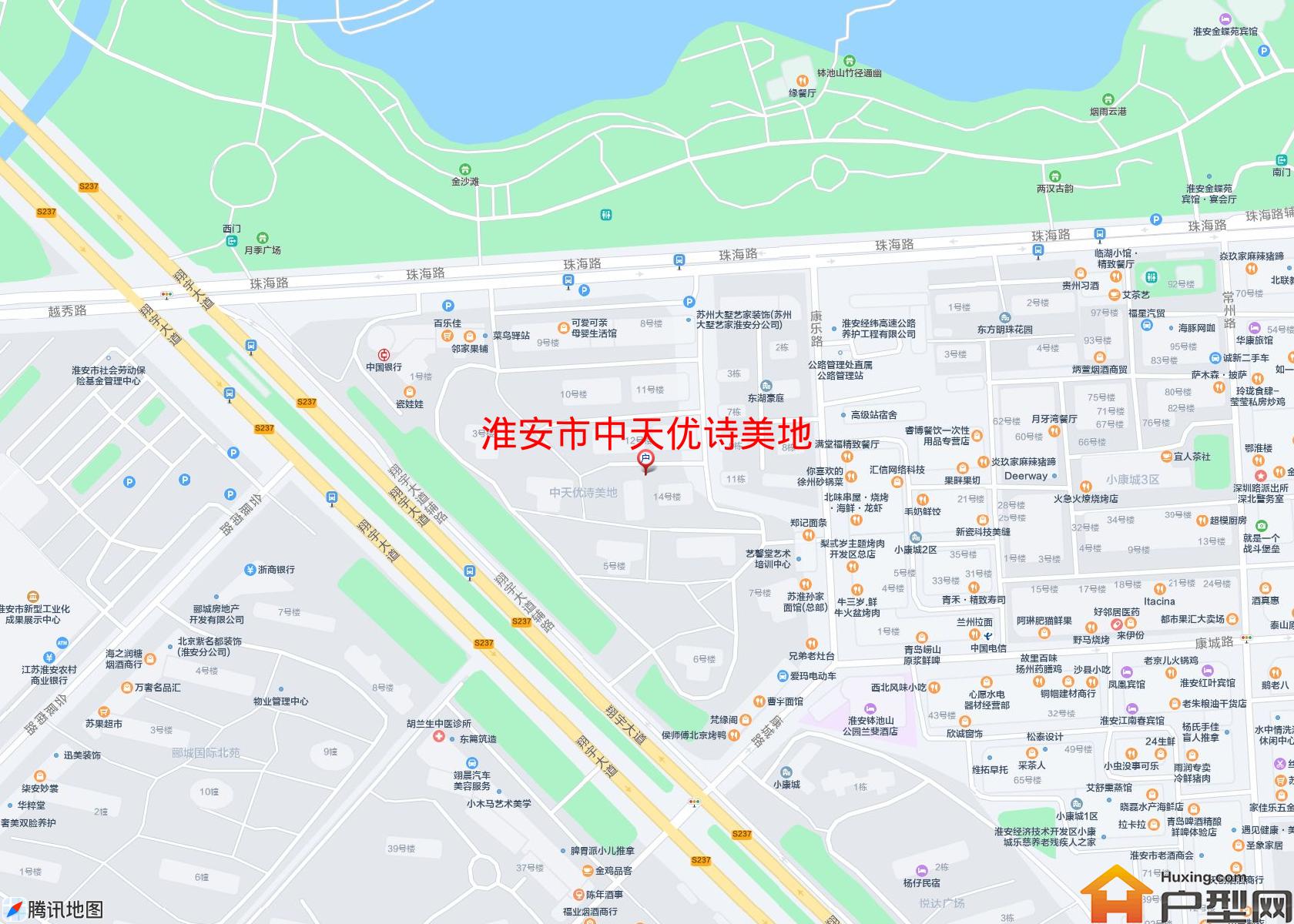 中天优诗美地小区 - 户型网