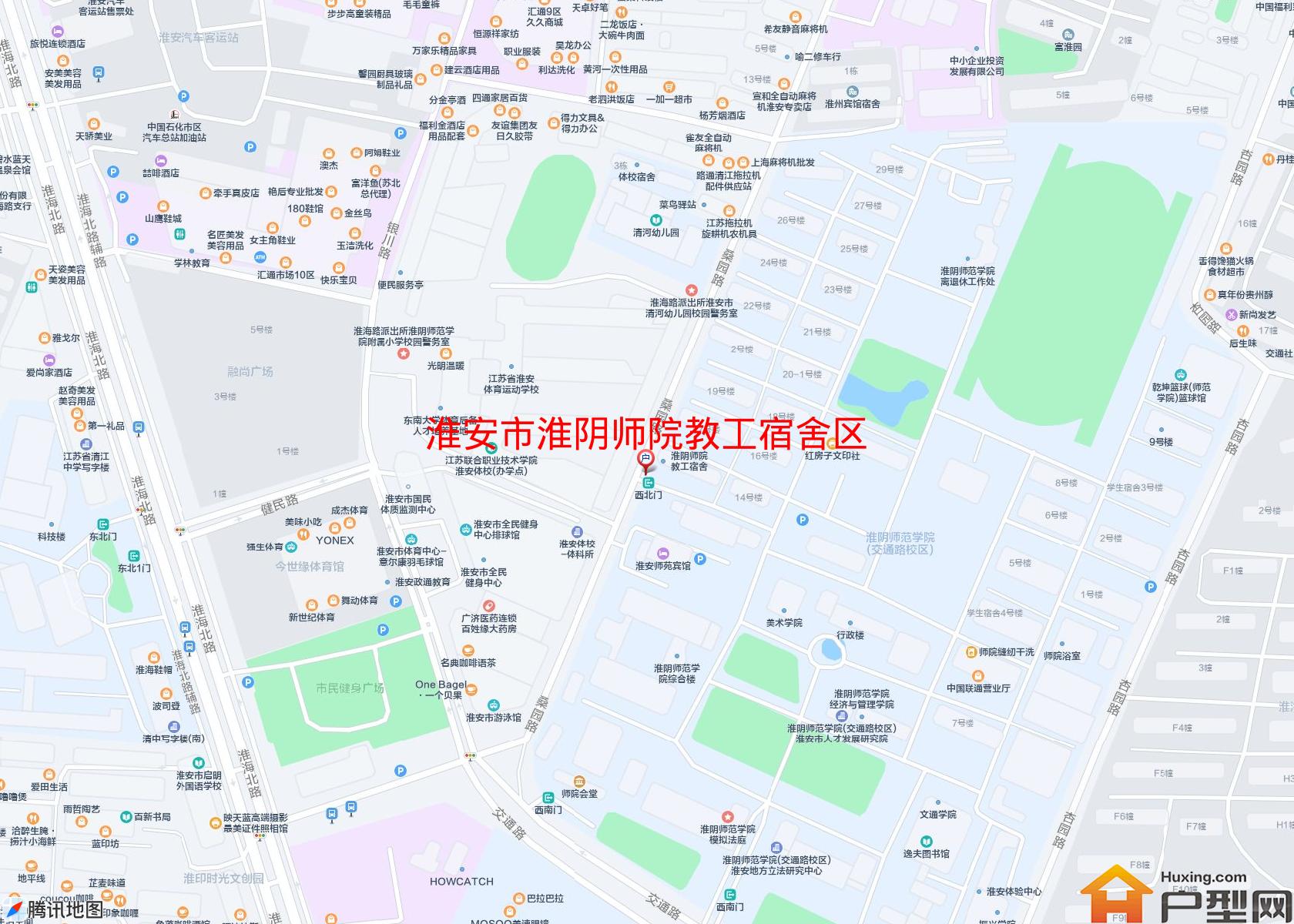 淮阴师院教工宿舍区小区 - 户型网