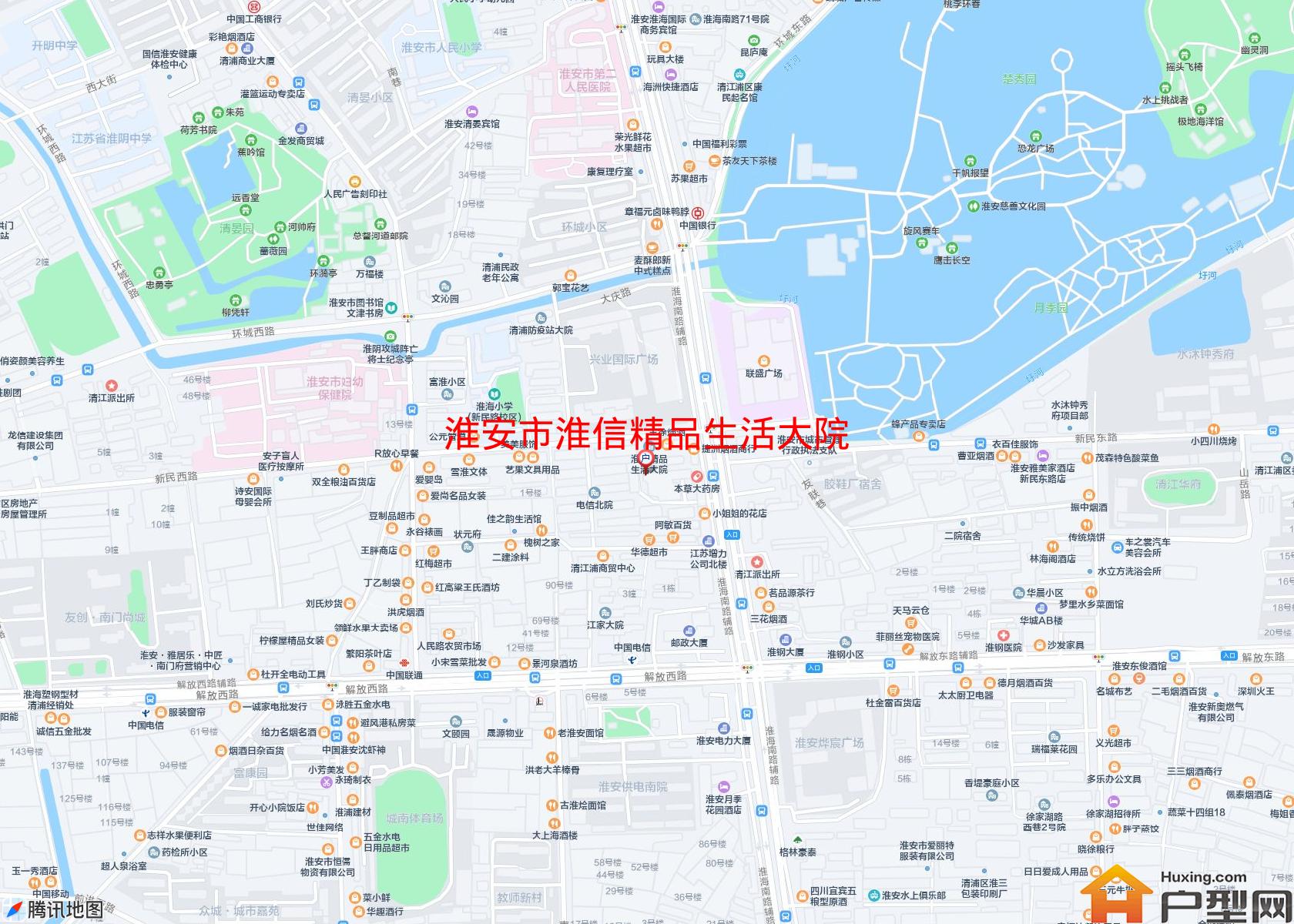 淮信精品生活大院小区 - 户型网