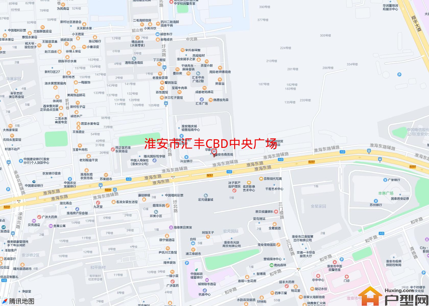 汇丰CBD中央广场小区 - 户型网