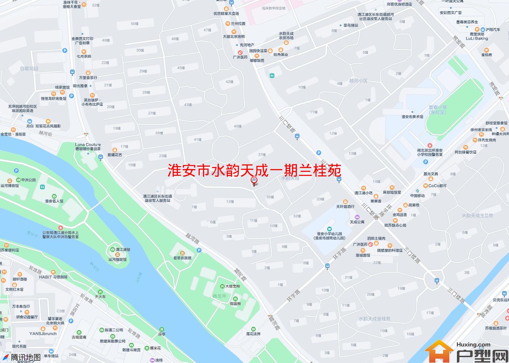 水韵天成一期兰桂苑小区 - 户型网
