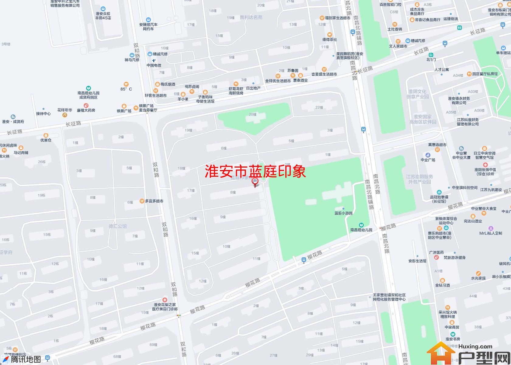 蓝庭印象小区 - 户型网