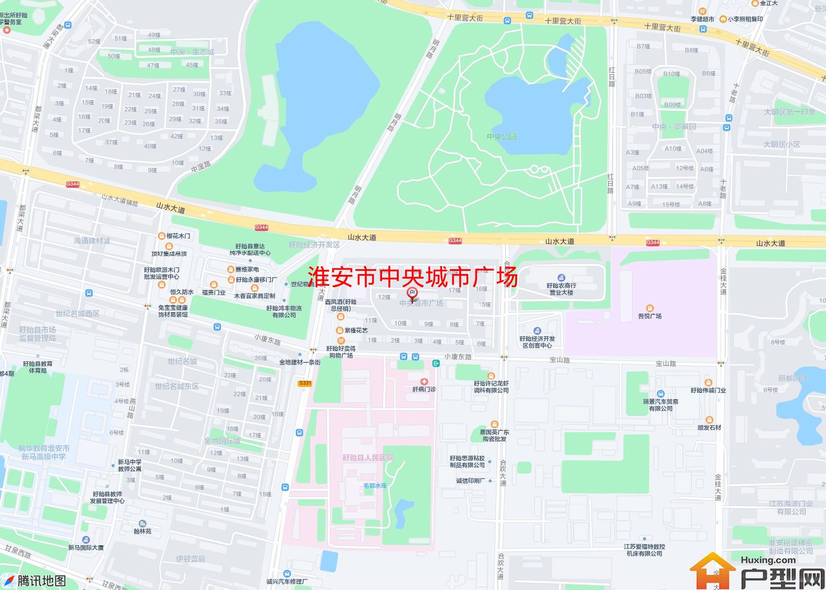 中央城市广场小区 - 户型网
