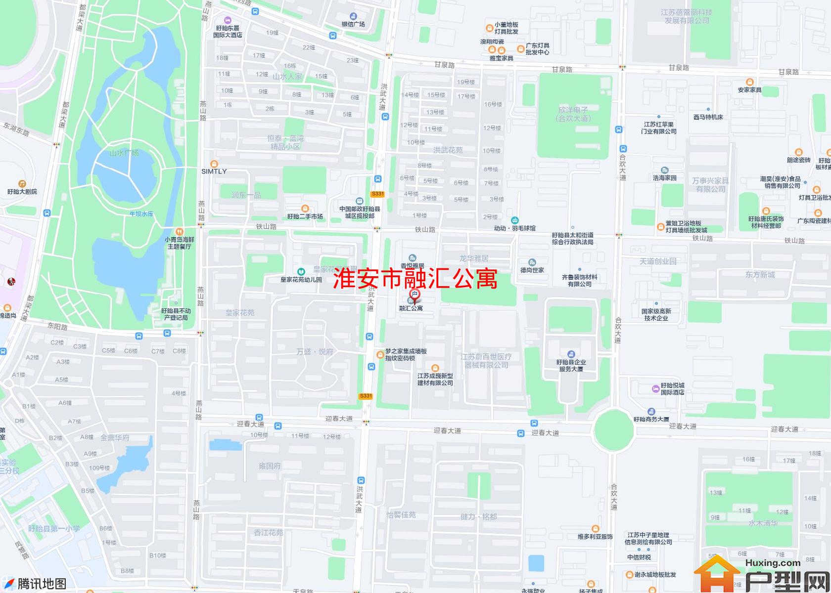 融汇公寓小区 - 户型网