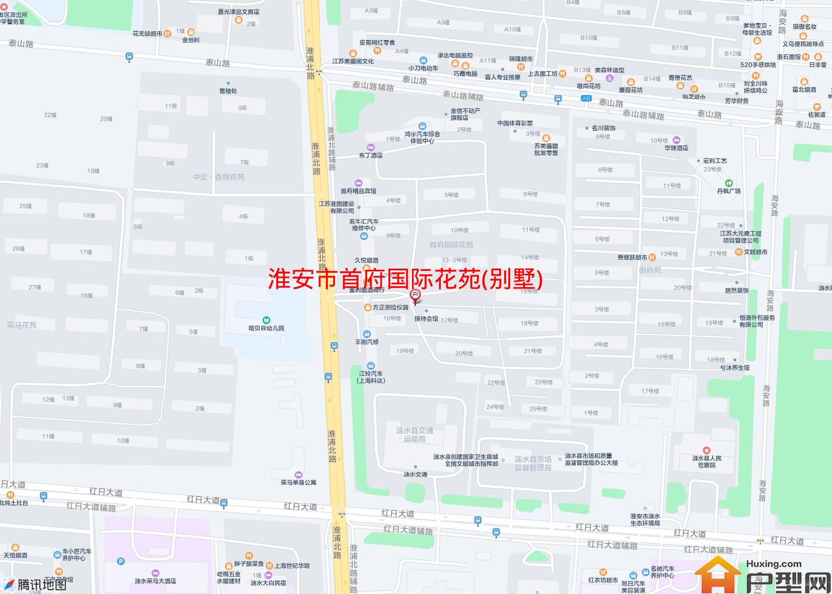 首府国际花苑(别墅)小区 - 户型网