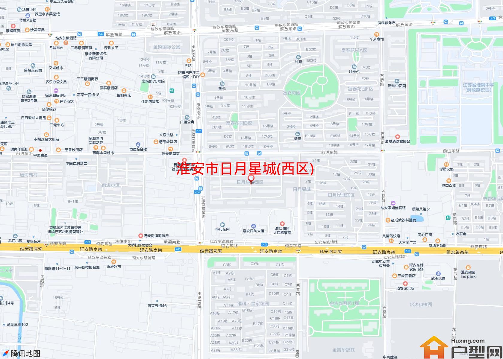 日月星城(西区)小区 - 户型网